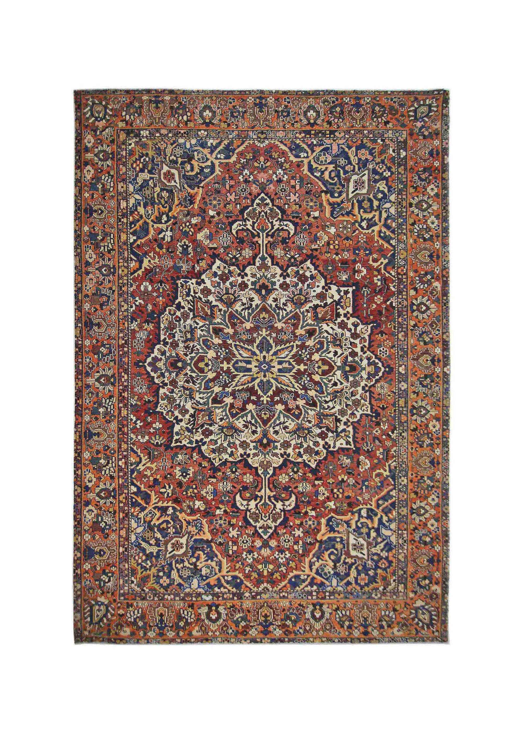 Vintage Persian Bakhtiari Rug