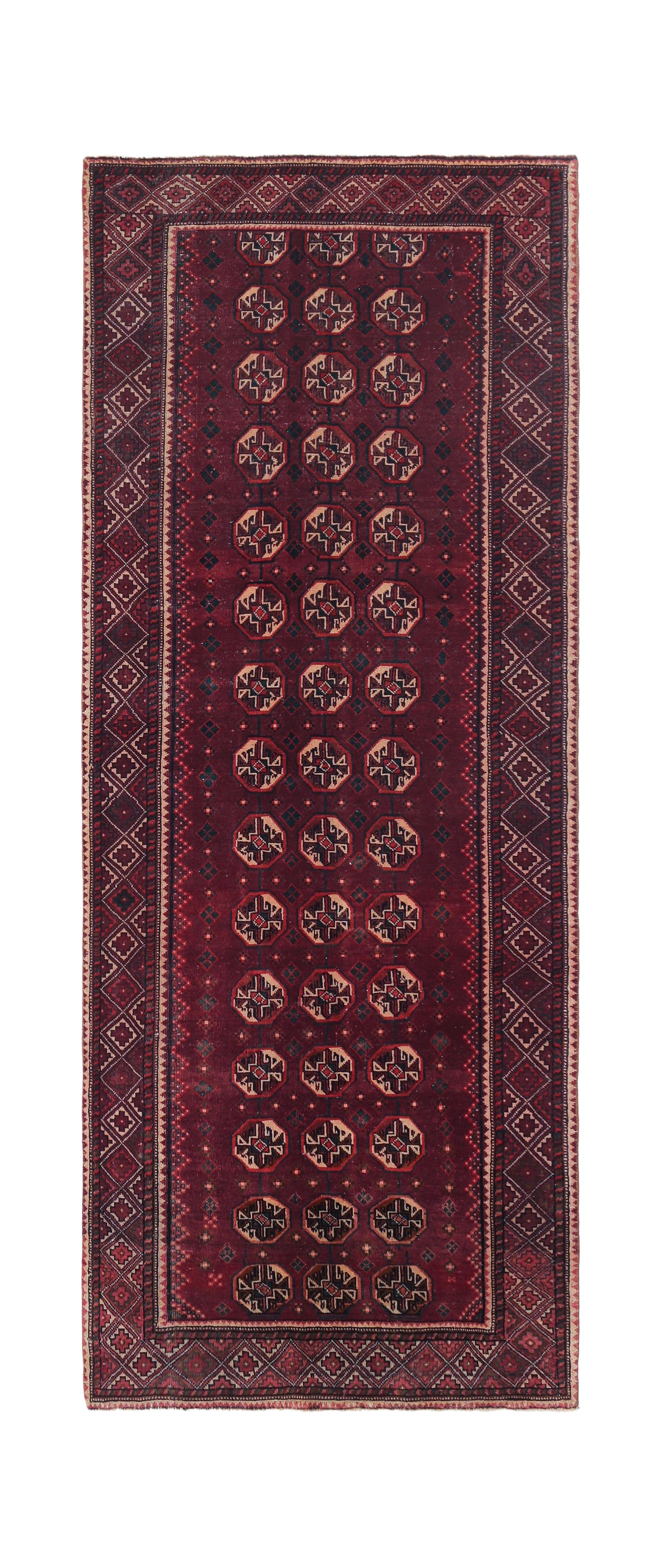 Vintage Persian Baluch Runner