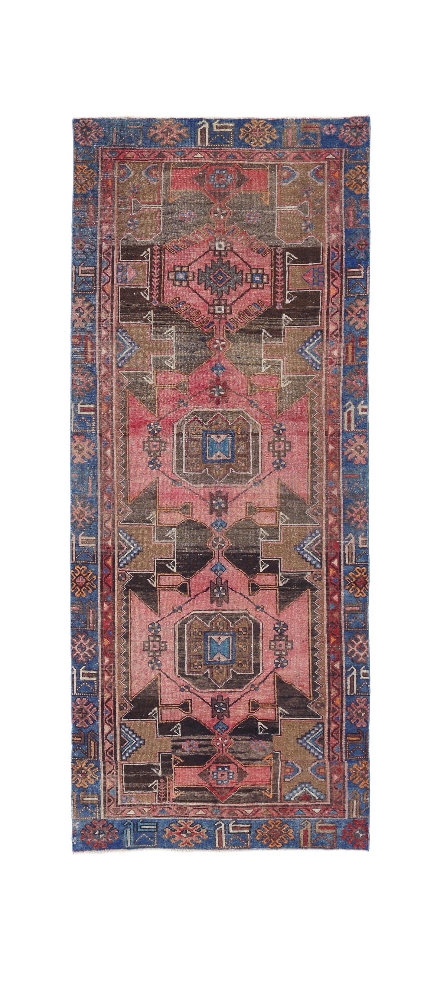 Vintage Persian Hamadan Runner