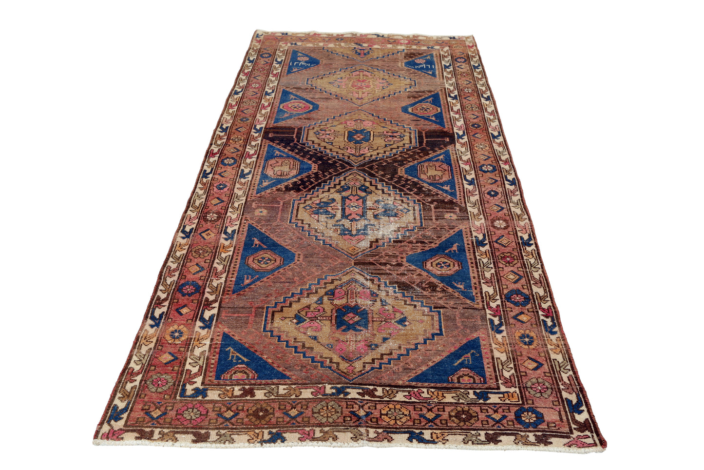 Vintage Persian Hamadan Runner