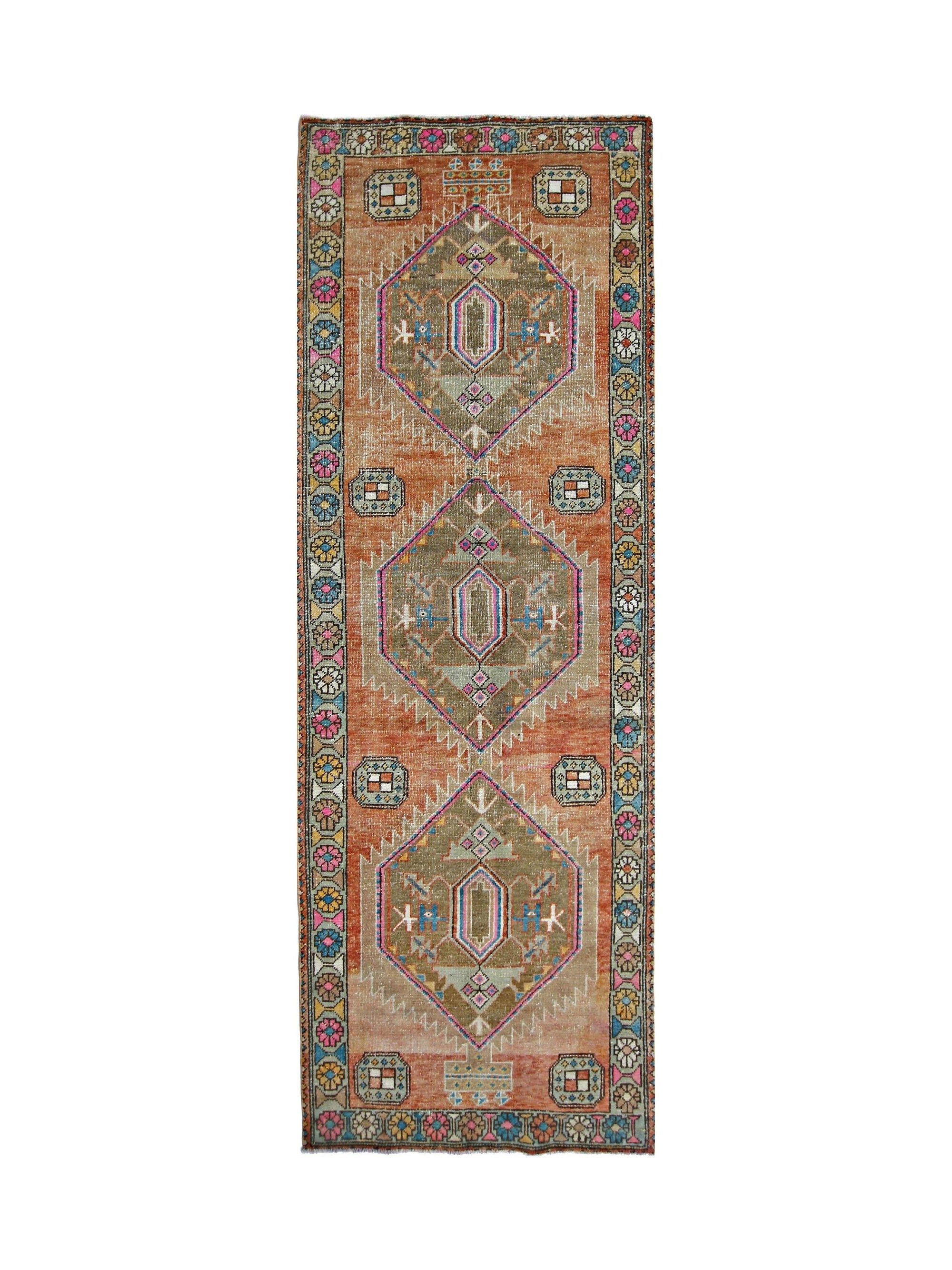 Vintage Persian Hamadan Runner