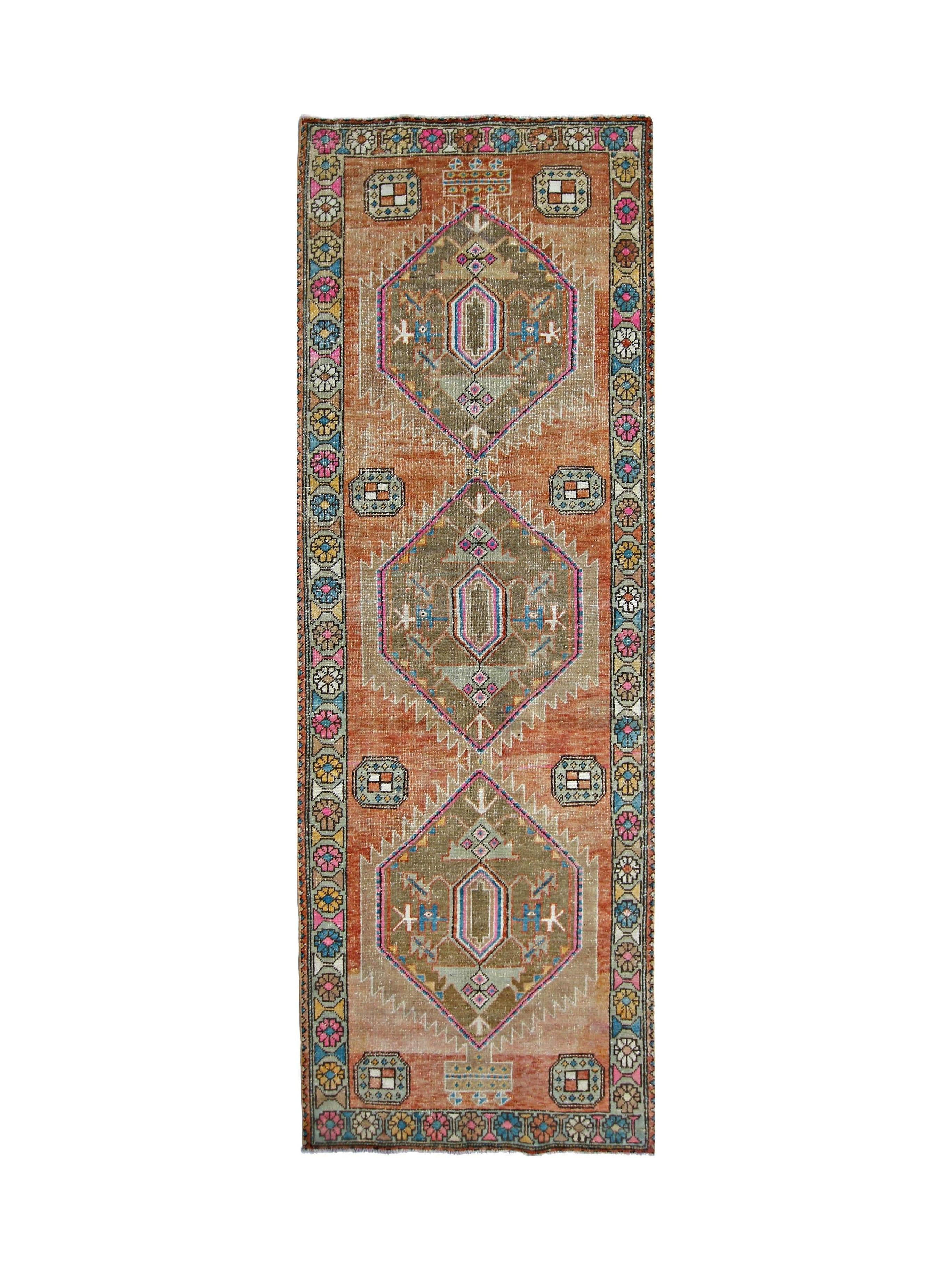Vintage Persian Hamadan Runner