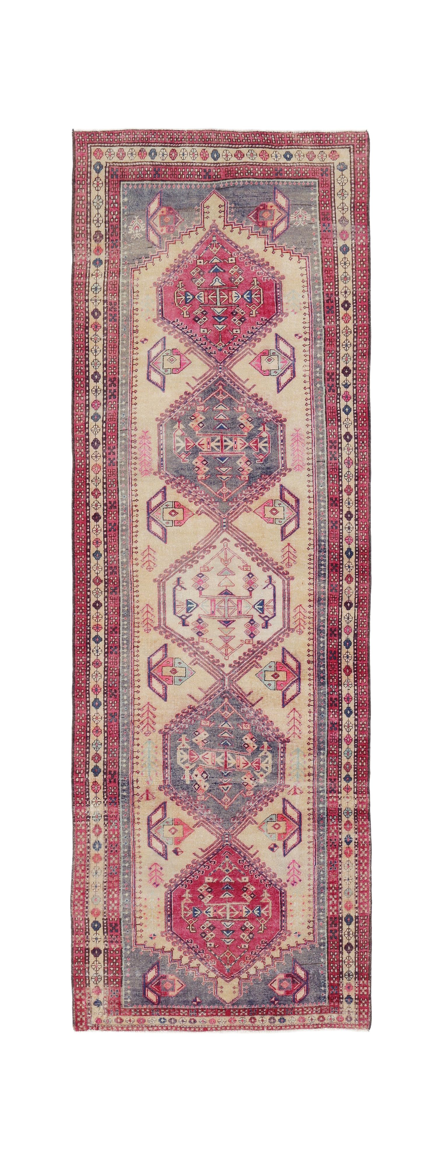 Vintage Persian Hamadan Runner