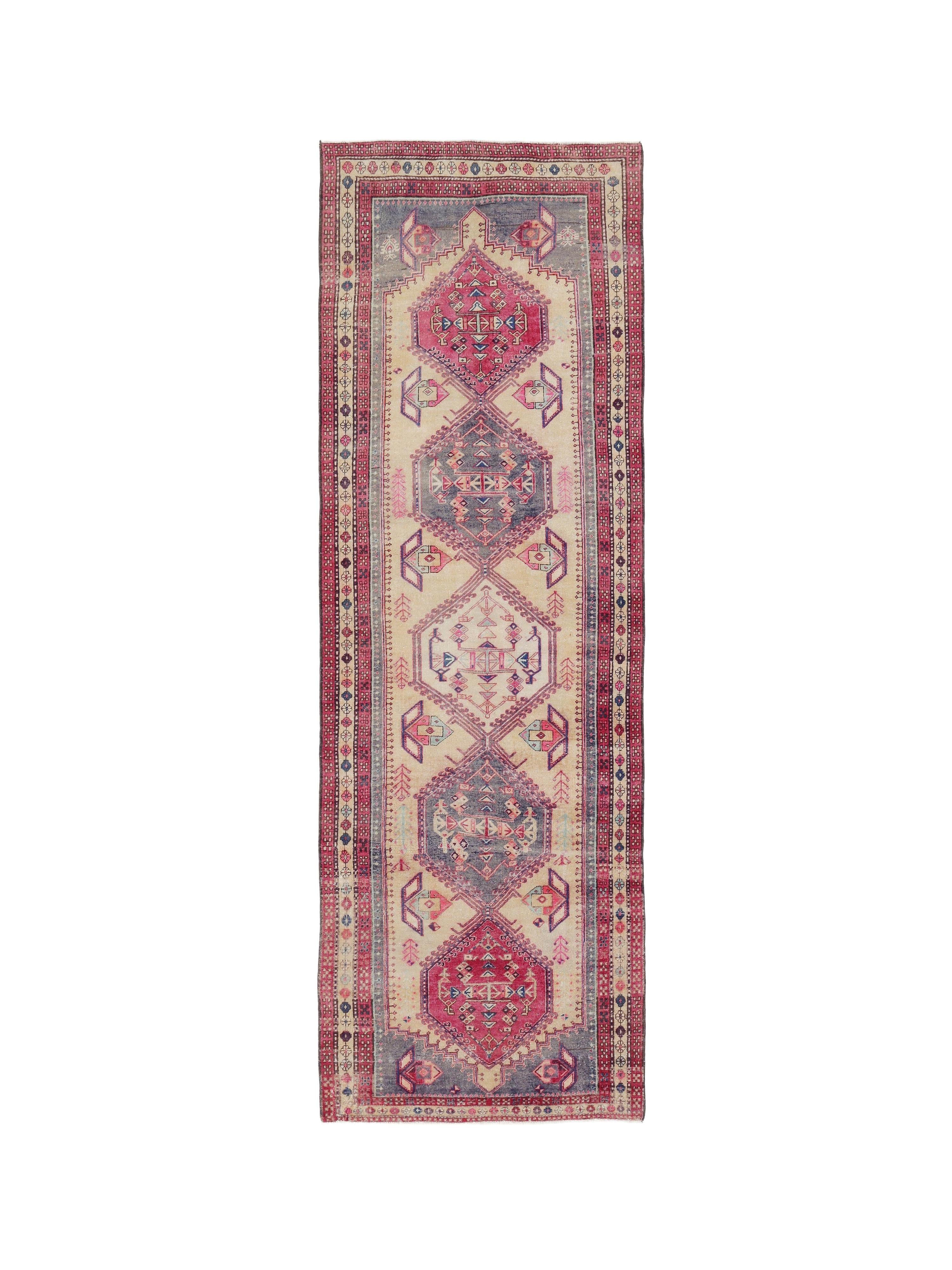 Vintage Persian Hamadan Runner
