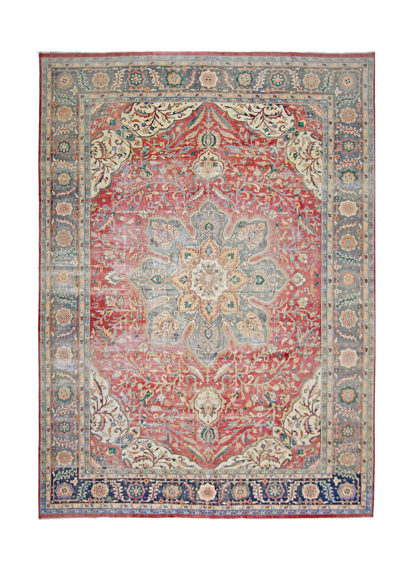 Vintage Persian Heriz Rug