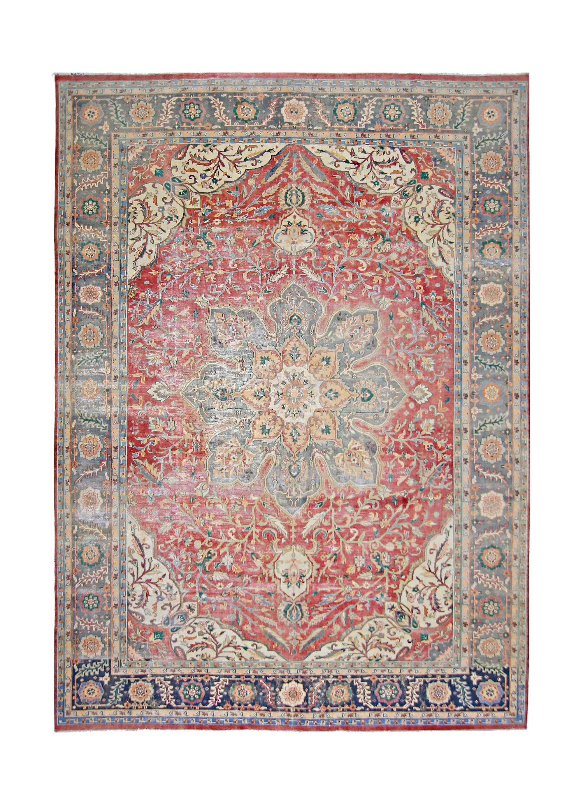 Vintage Persian Heriz Rug