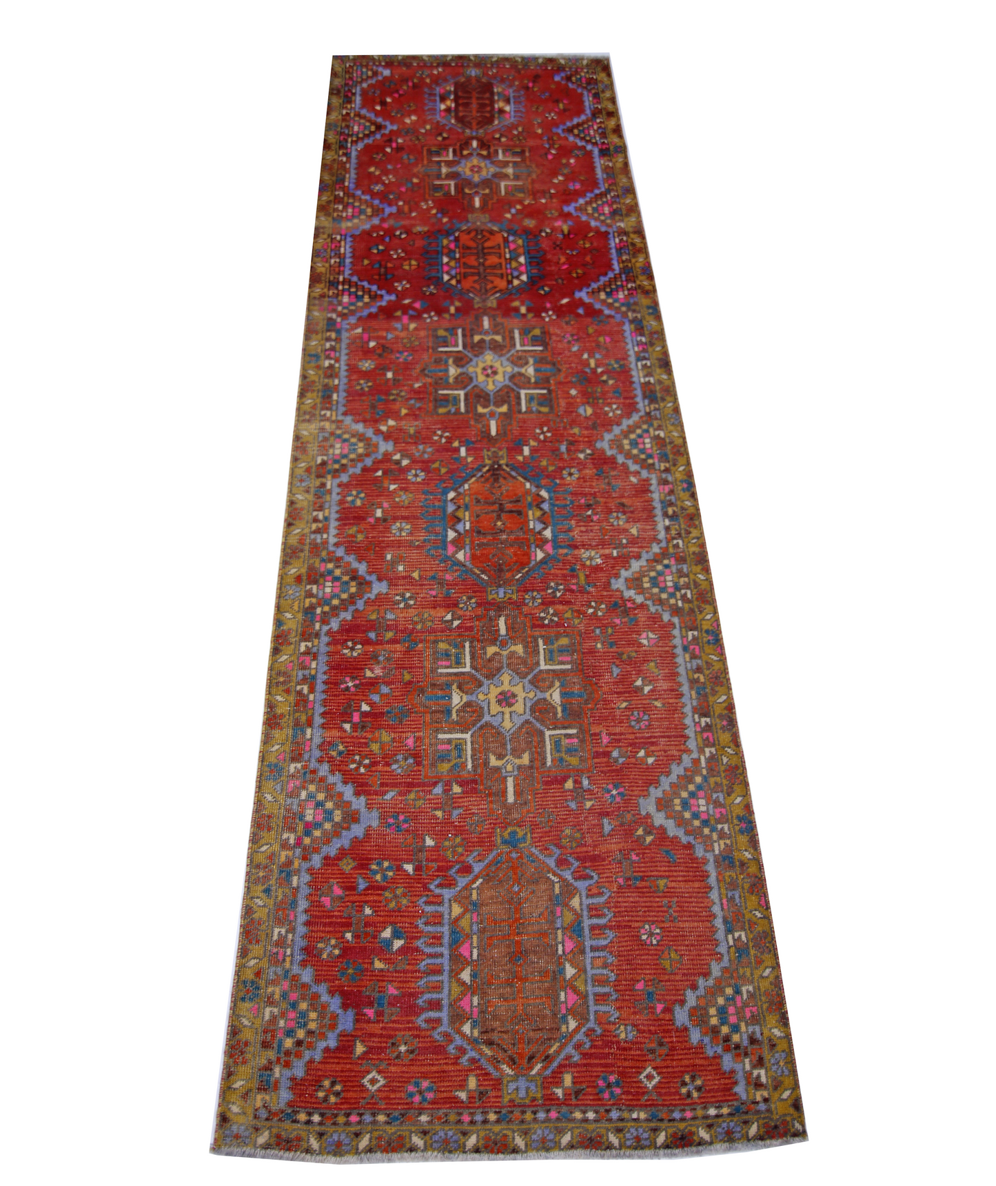 Vintage Persian Karaja Runner