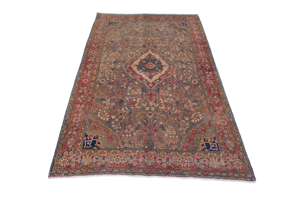 Vintage Persian Kashan Rug