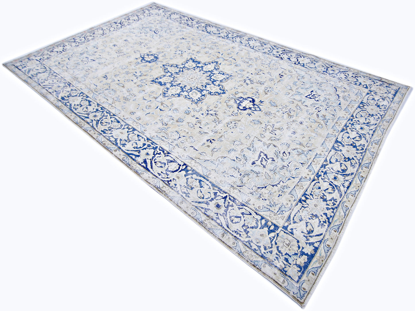 Vintage Persian Kerman Rug