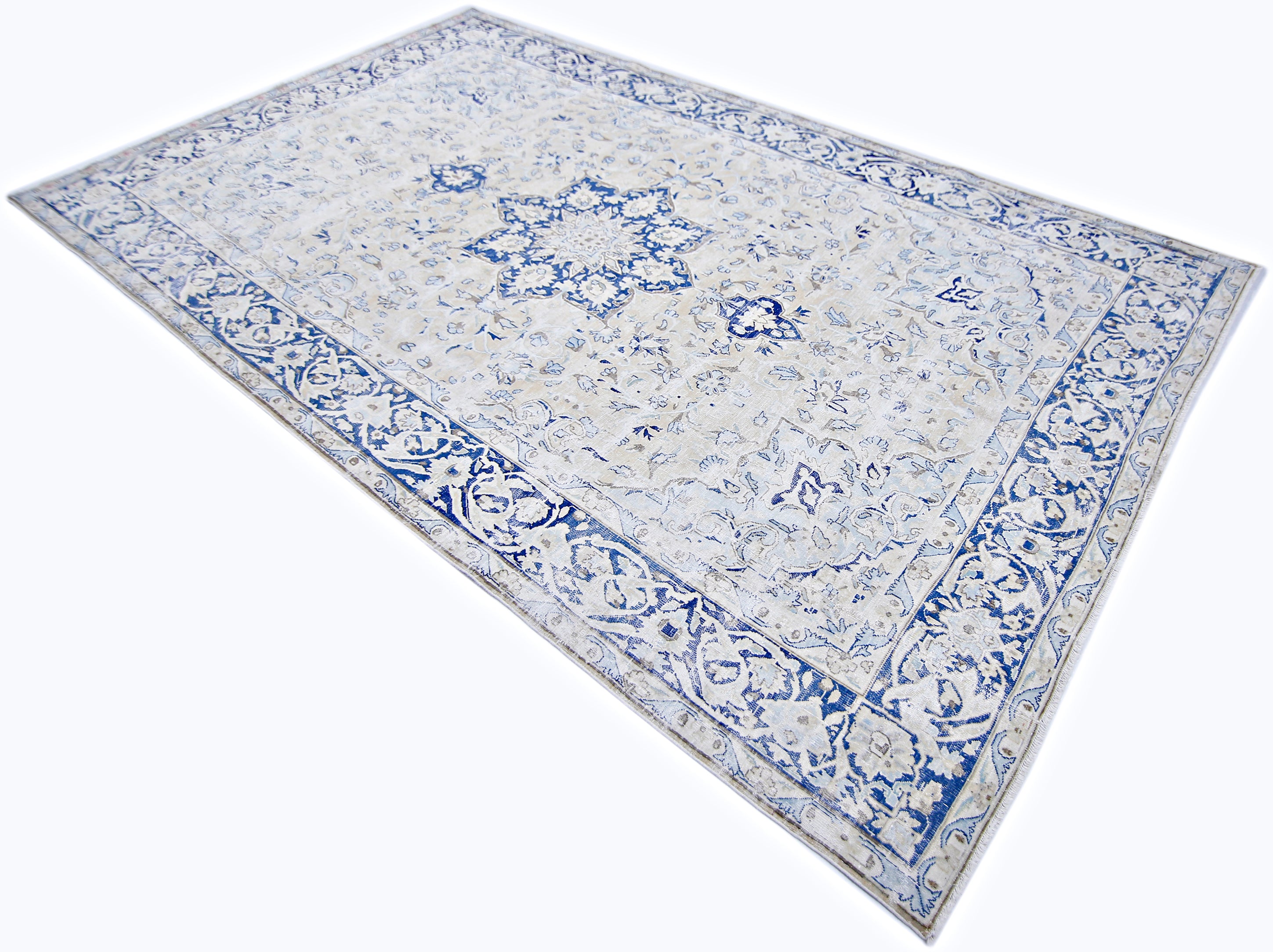 Vintage Persian Kerman Rug