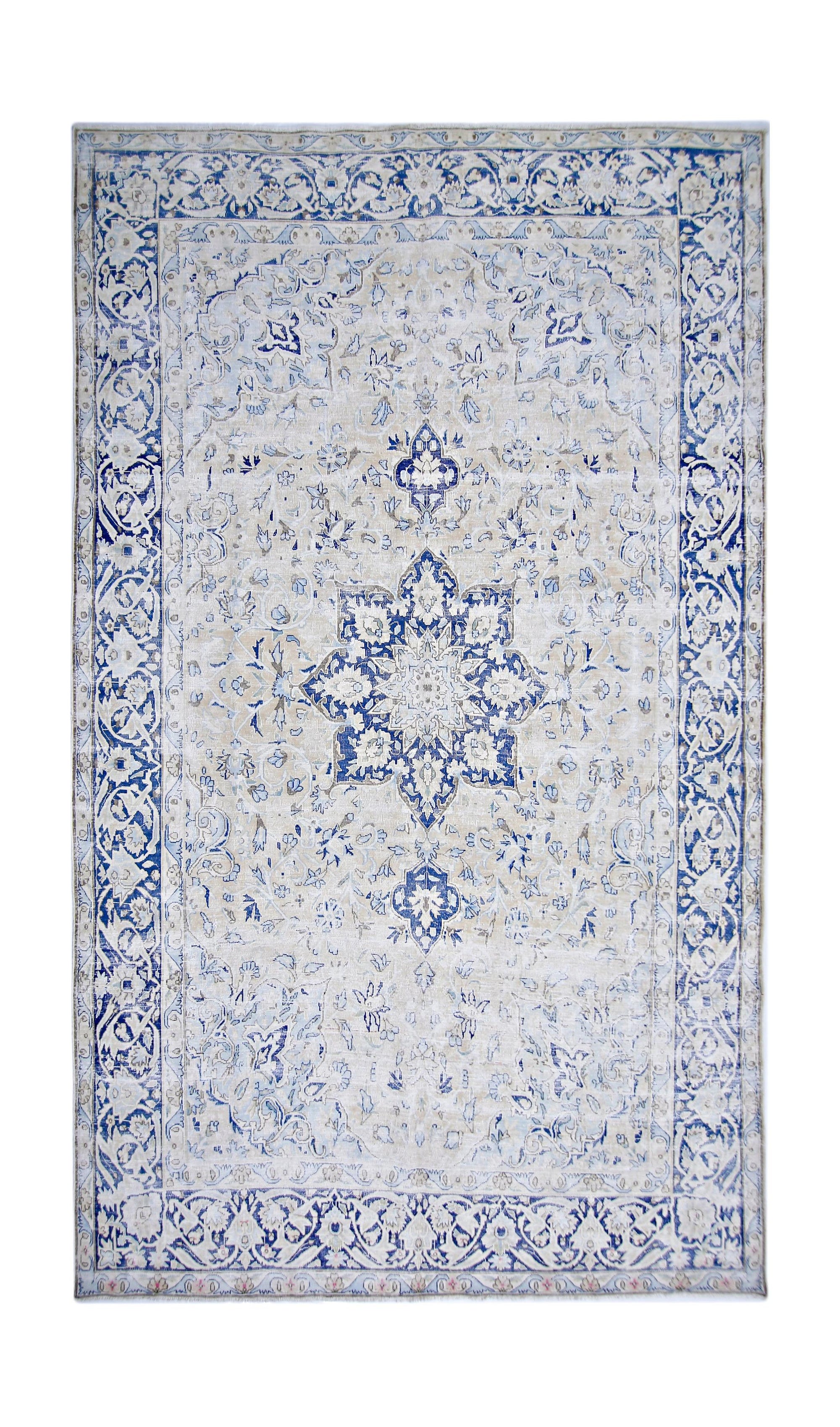 Vintage Persian Kerman Rug
