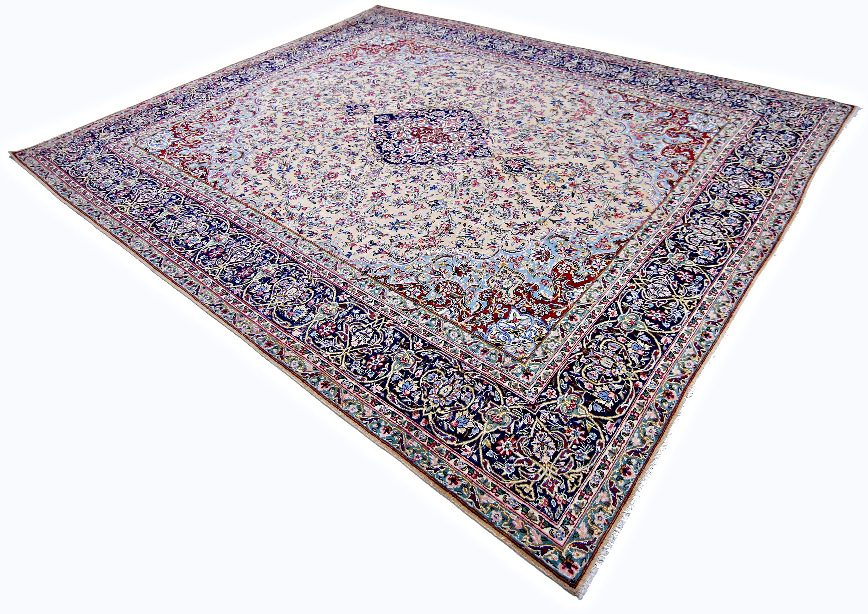 Vintage Persian Kerman Rug