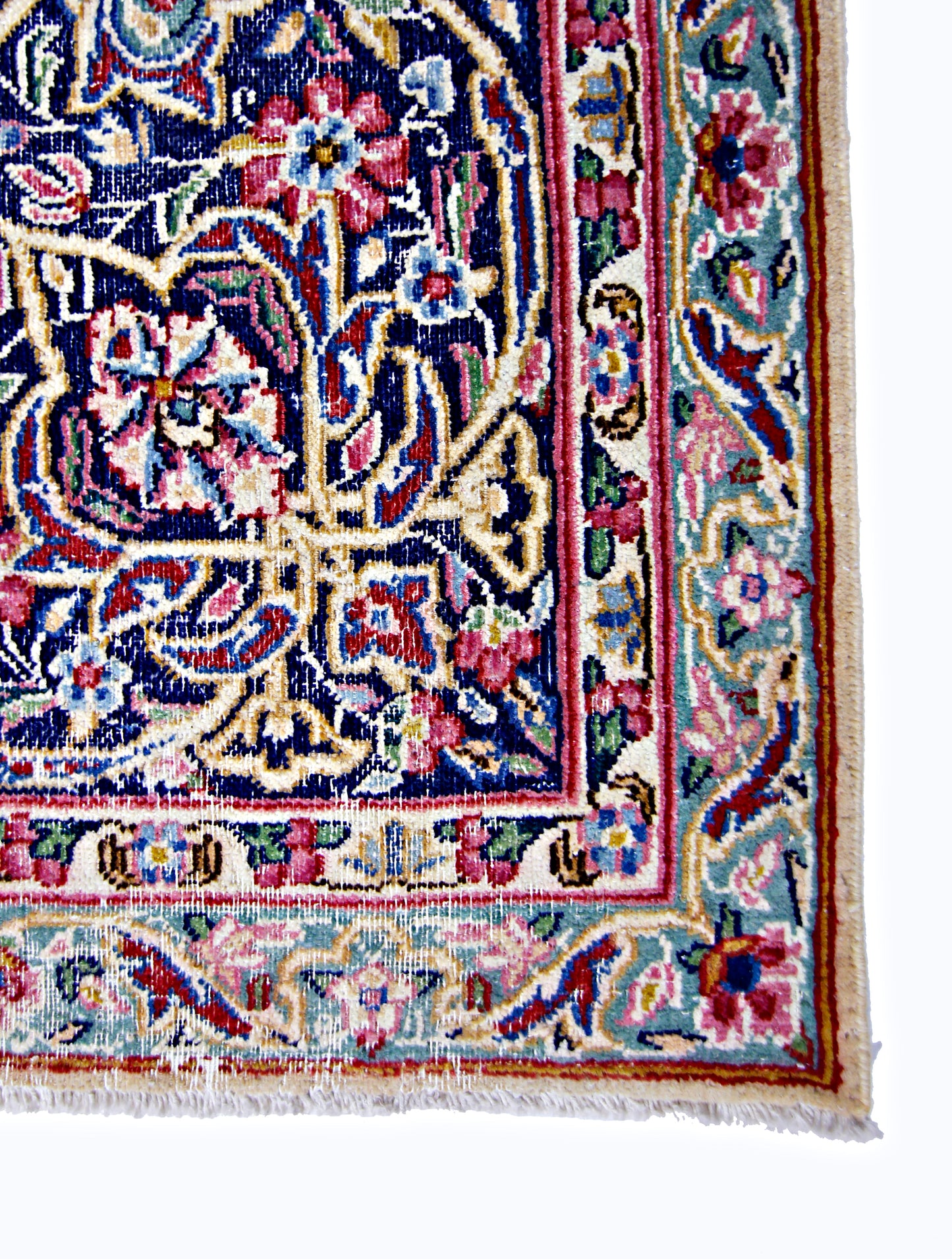 Vintage Persian Kerman Rug