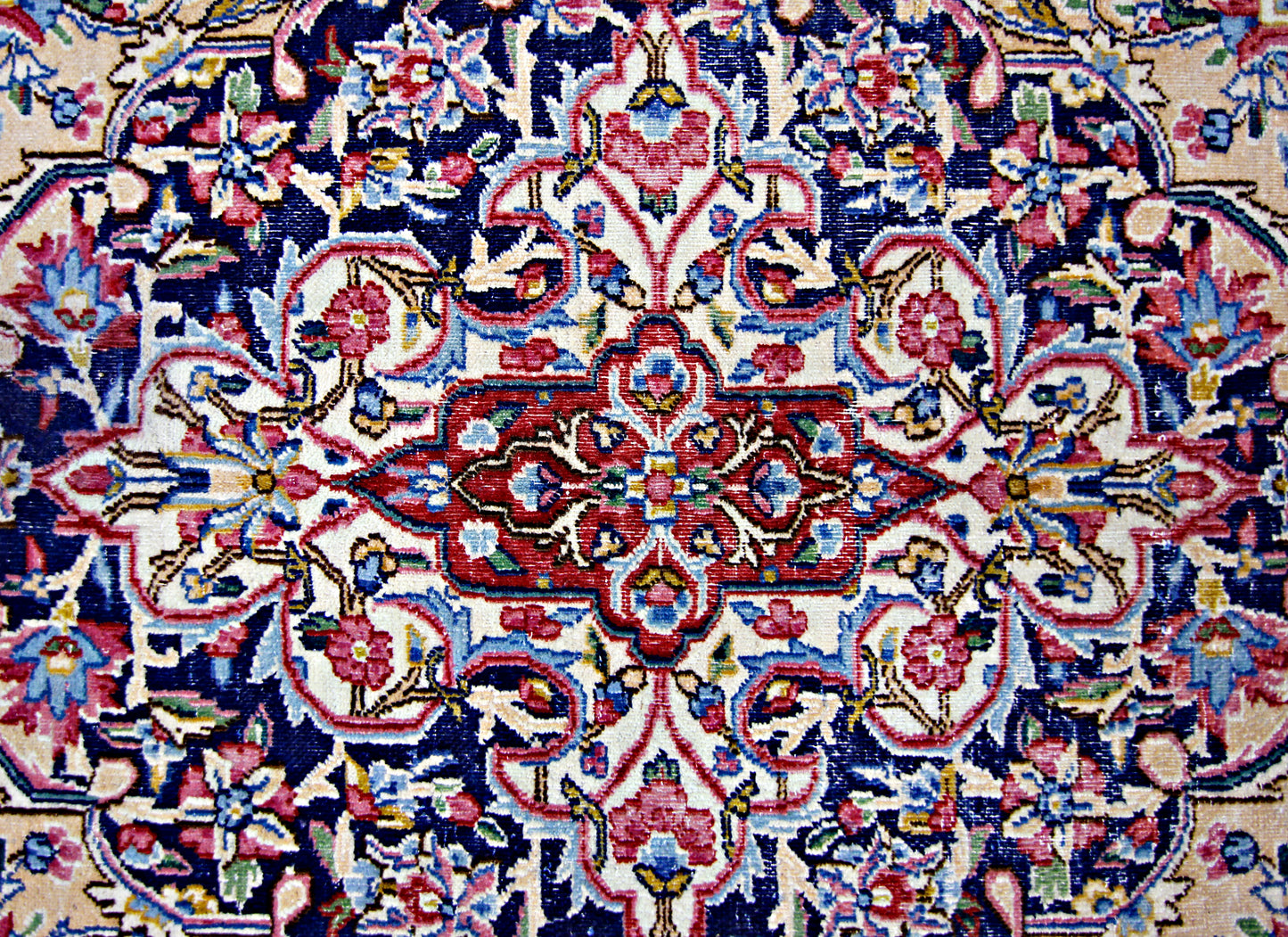 Vintage Persian Kerman Rug