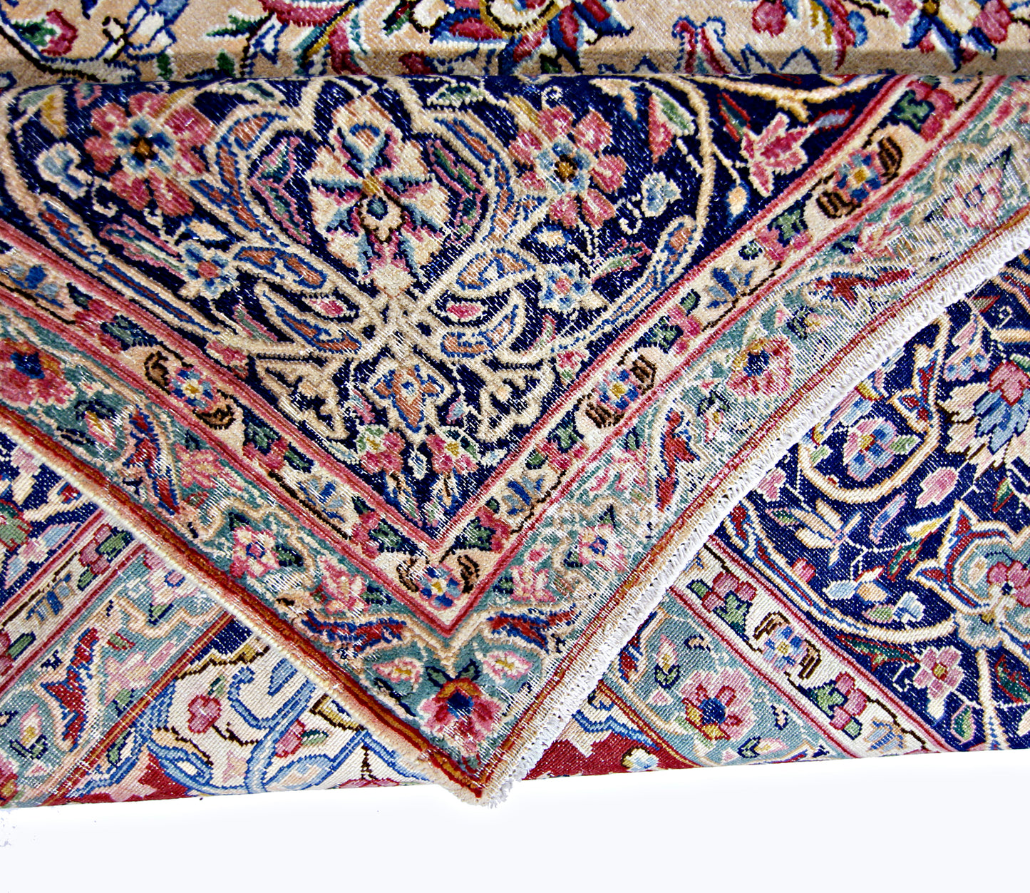 Vintage Persian Kerman Rug