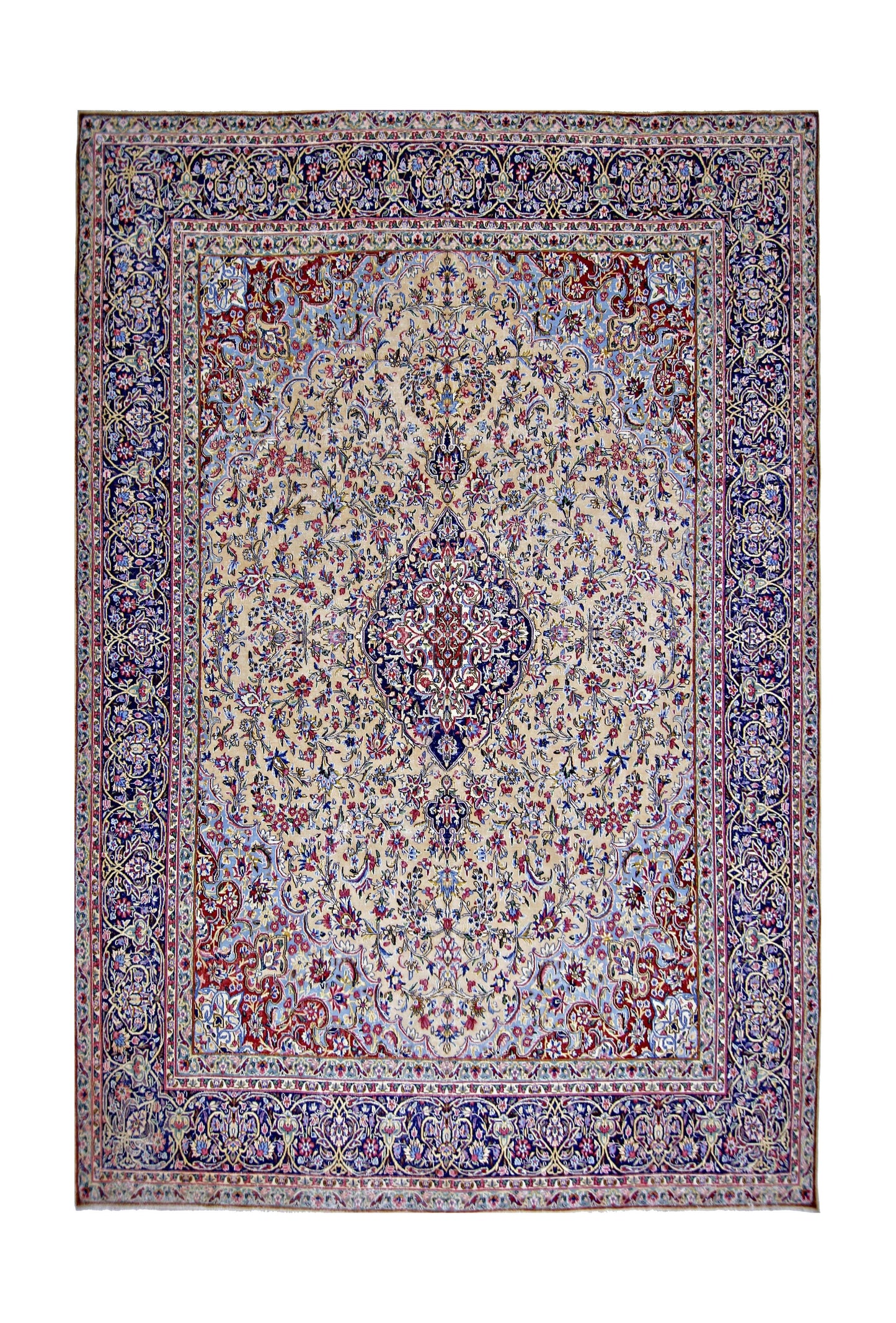Vintage Persian Kerman Rug