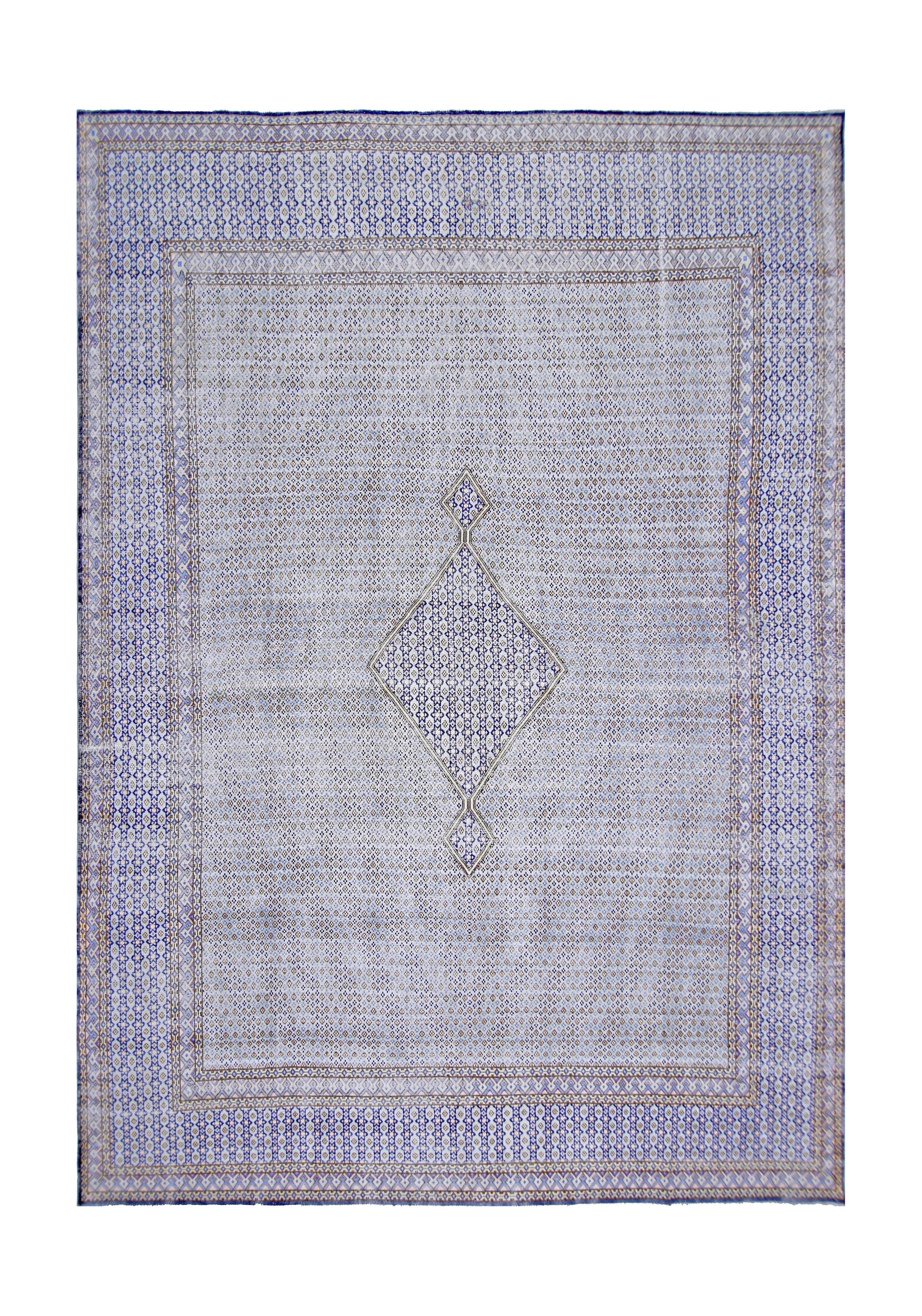 Vintage Persian Kerman Rug