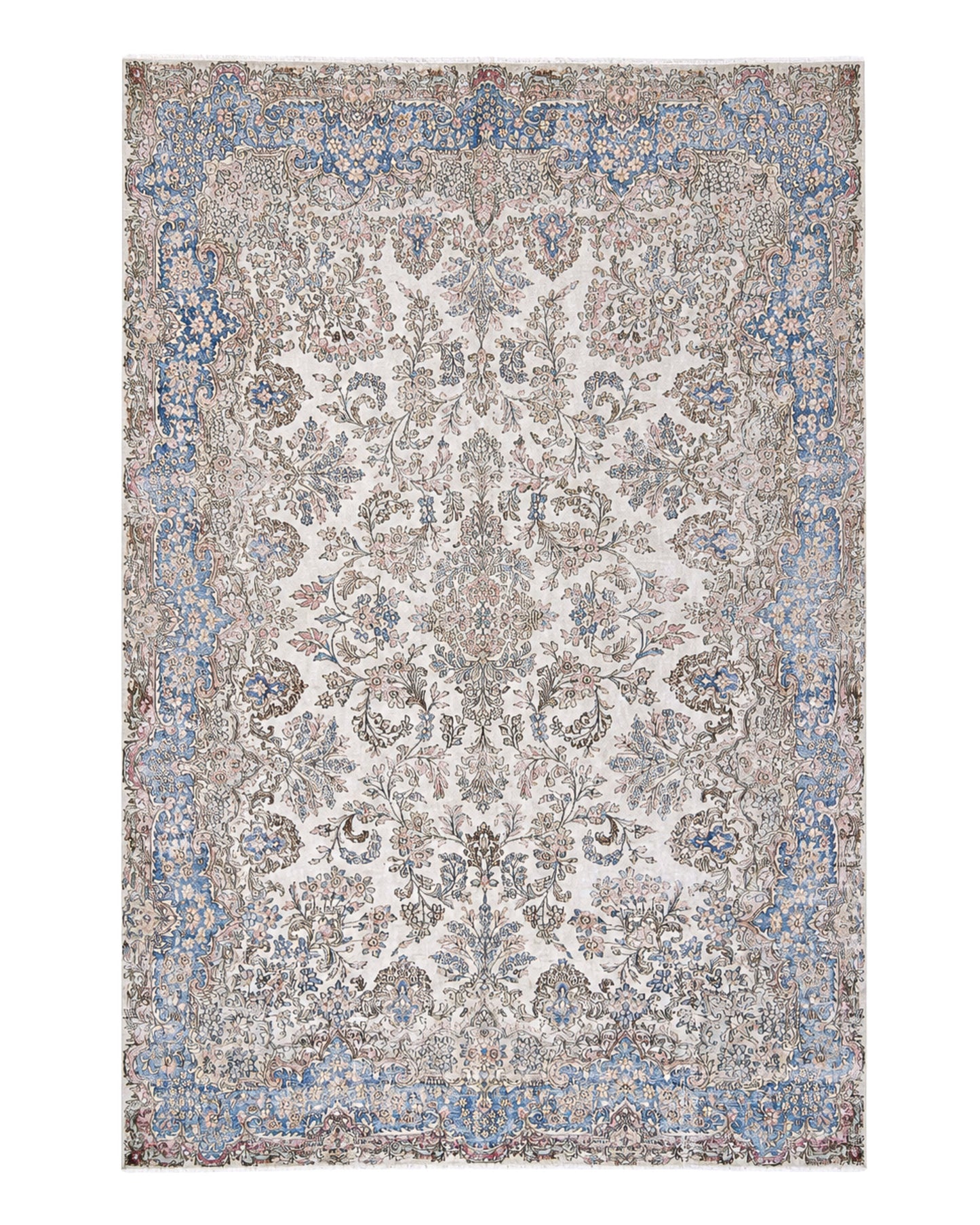 Vintage Persian Kerman Rug