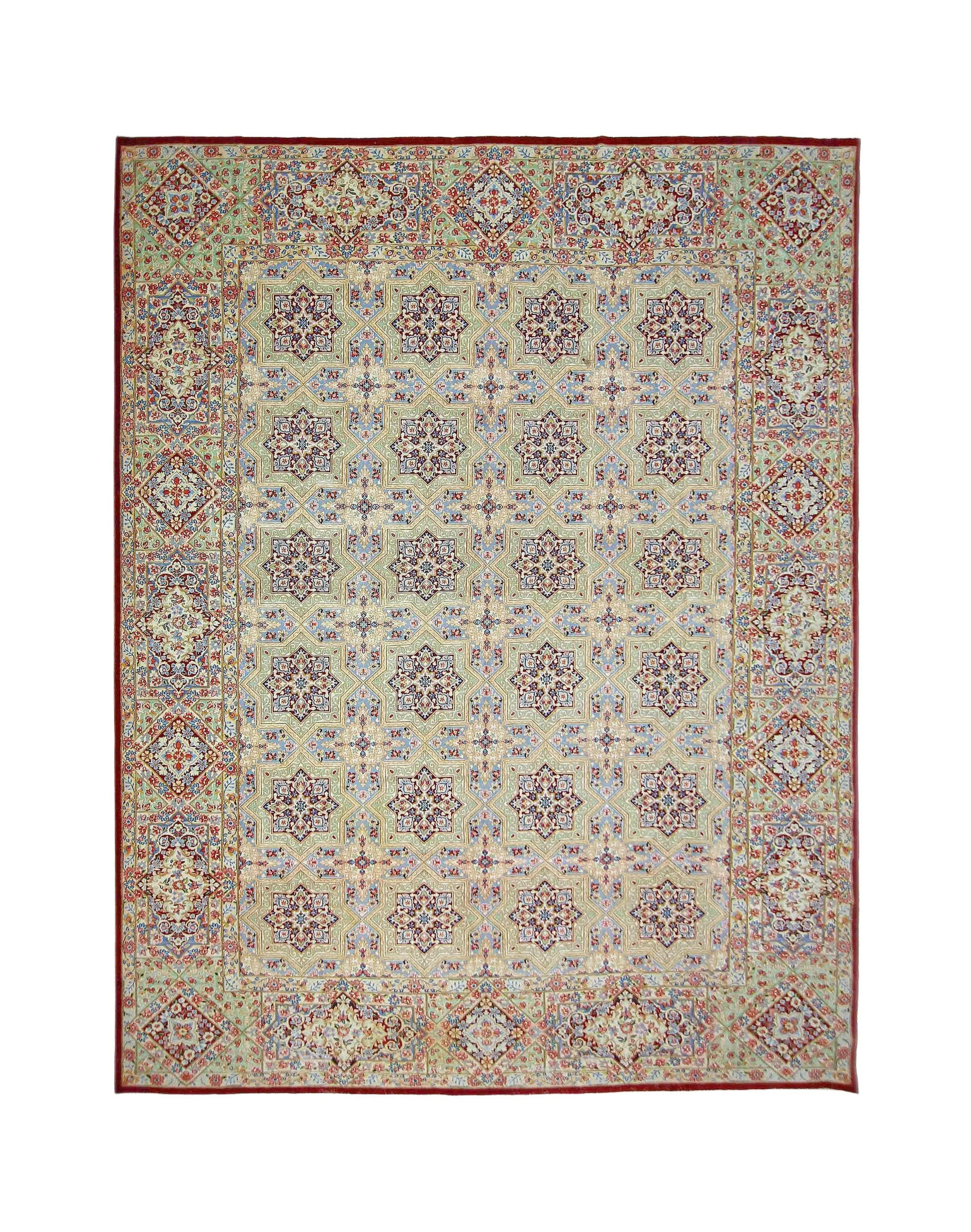 Vintage Persian Kerman Rug