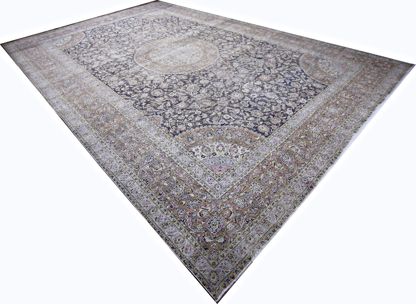 Vintage Persian Kerman Rug