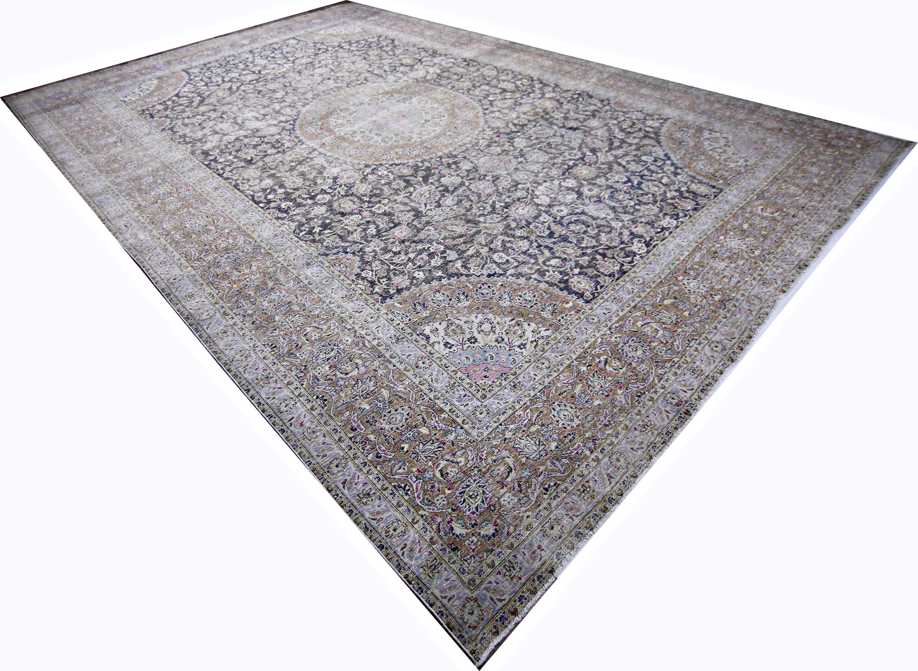 Vintage Persian Kerman Rug
