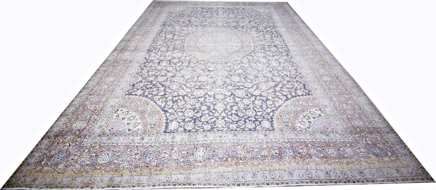 Vintage Persian Kerman Rug