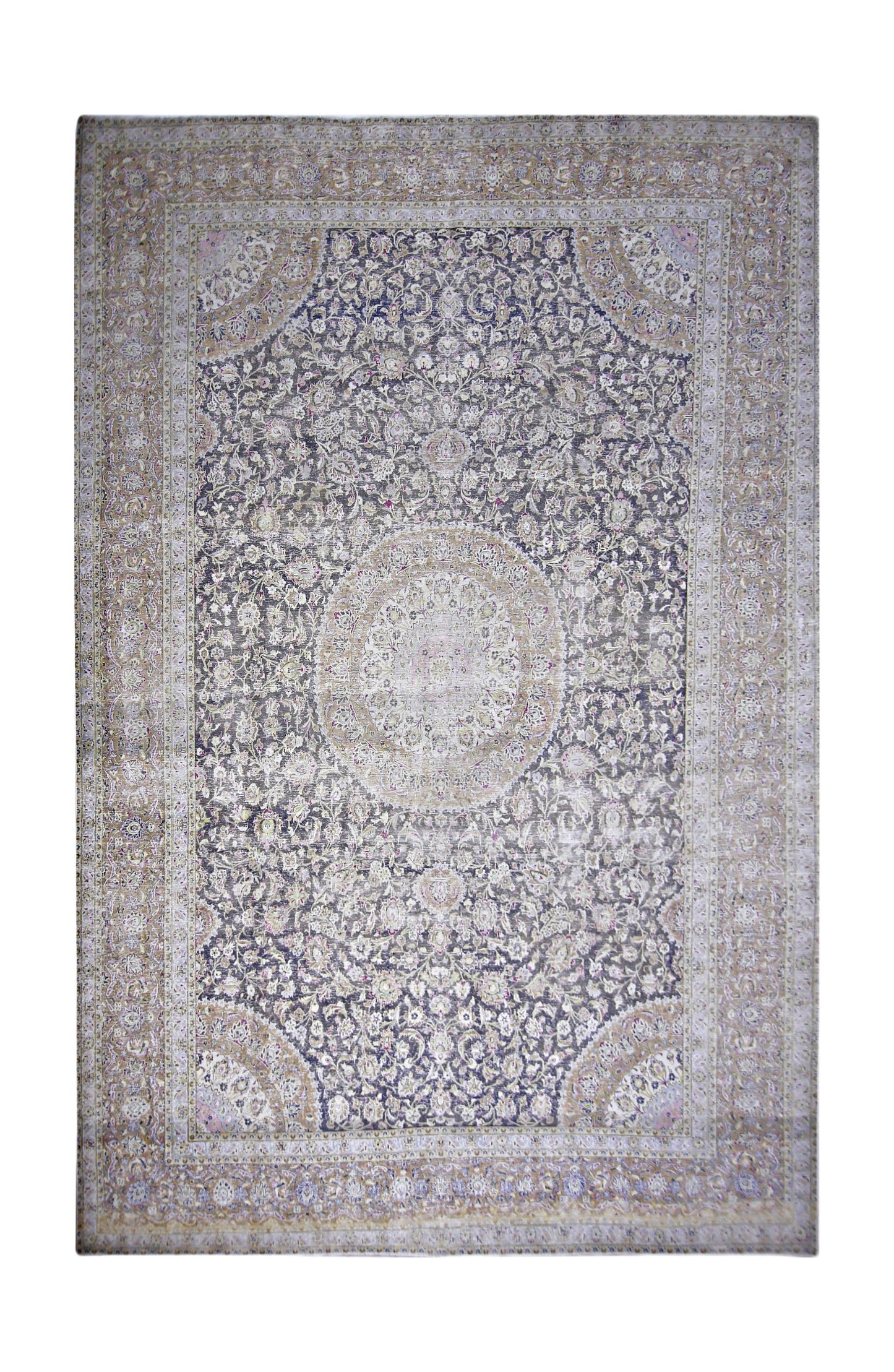 Vintage Persian Kerman Rug