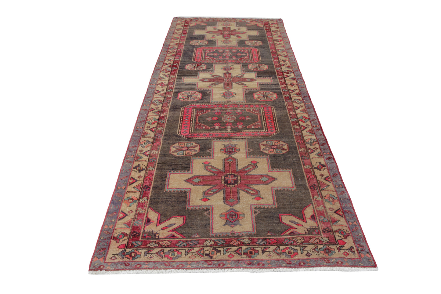 Vintage Persian Meshkin Runner