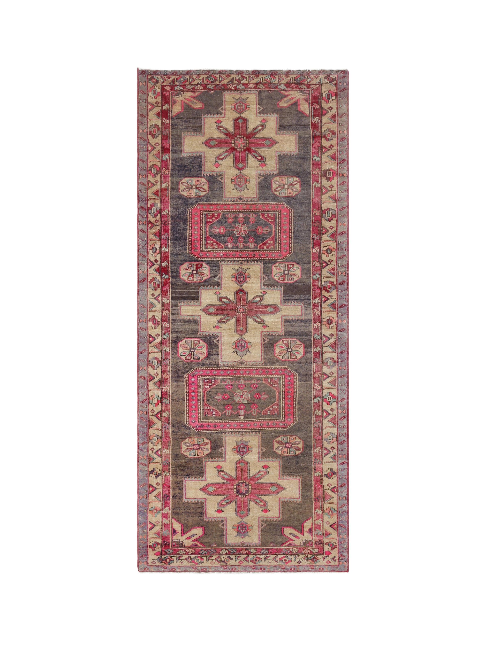 Vintage Persian Meshkin Runner