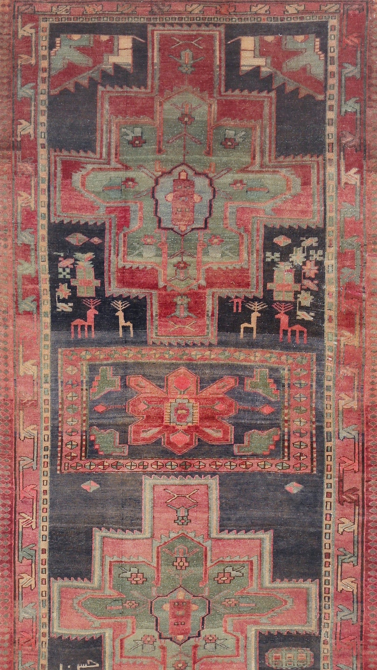 Vintage Persian Meshkin Runner