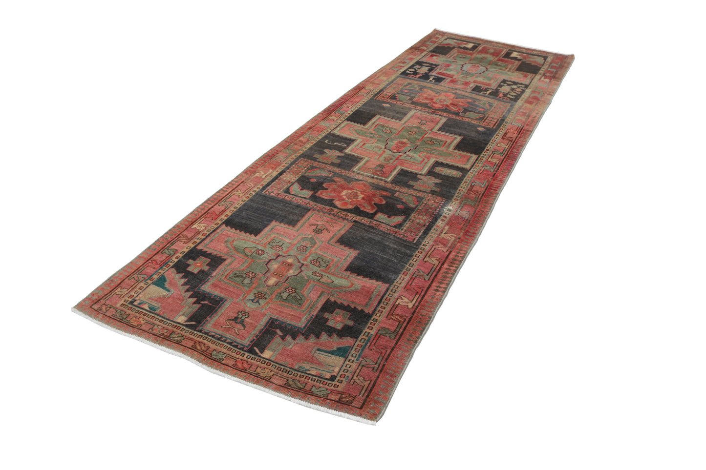 Vintage Persian Meshkin Runner