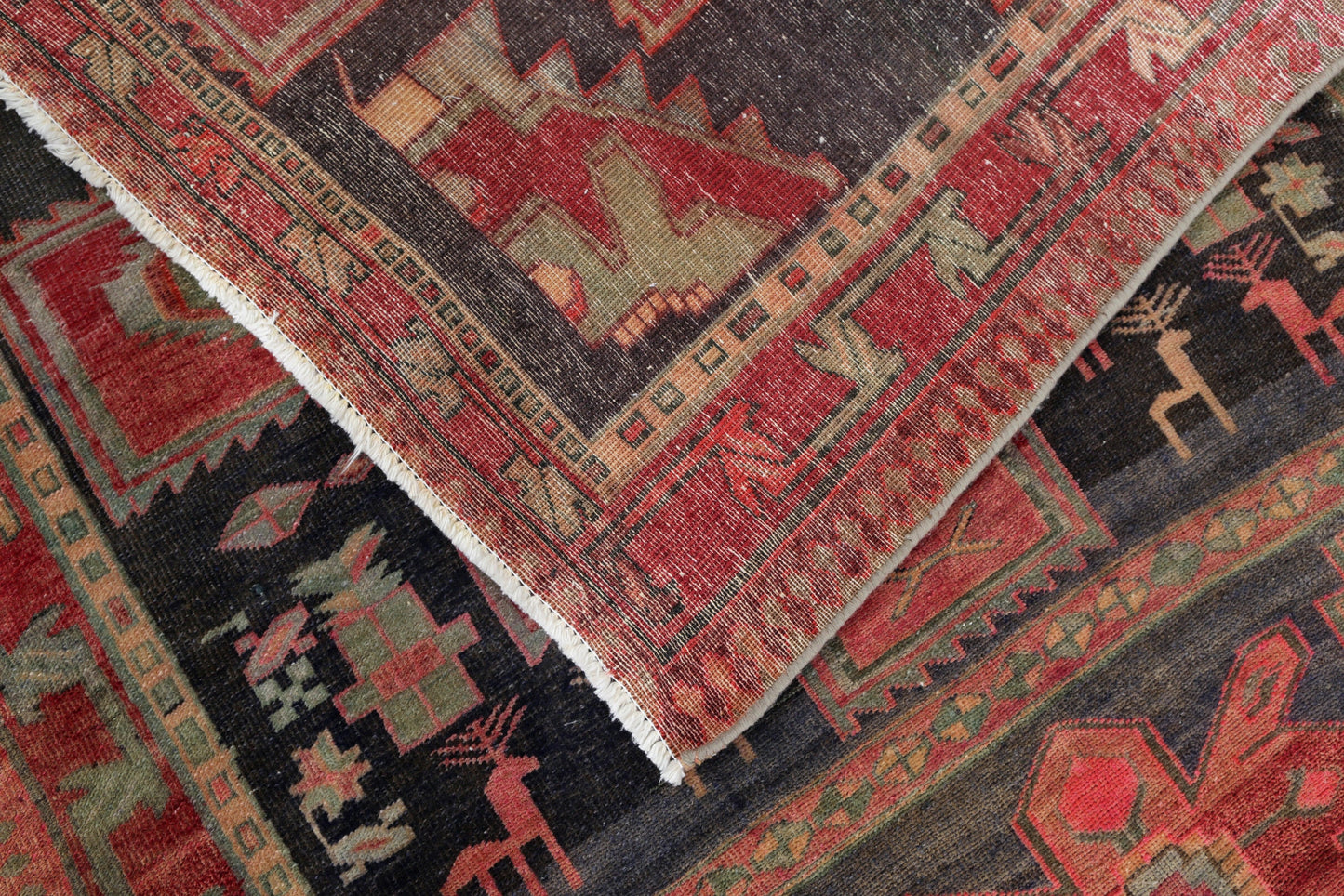 Vintage Persian Meshkin Runner