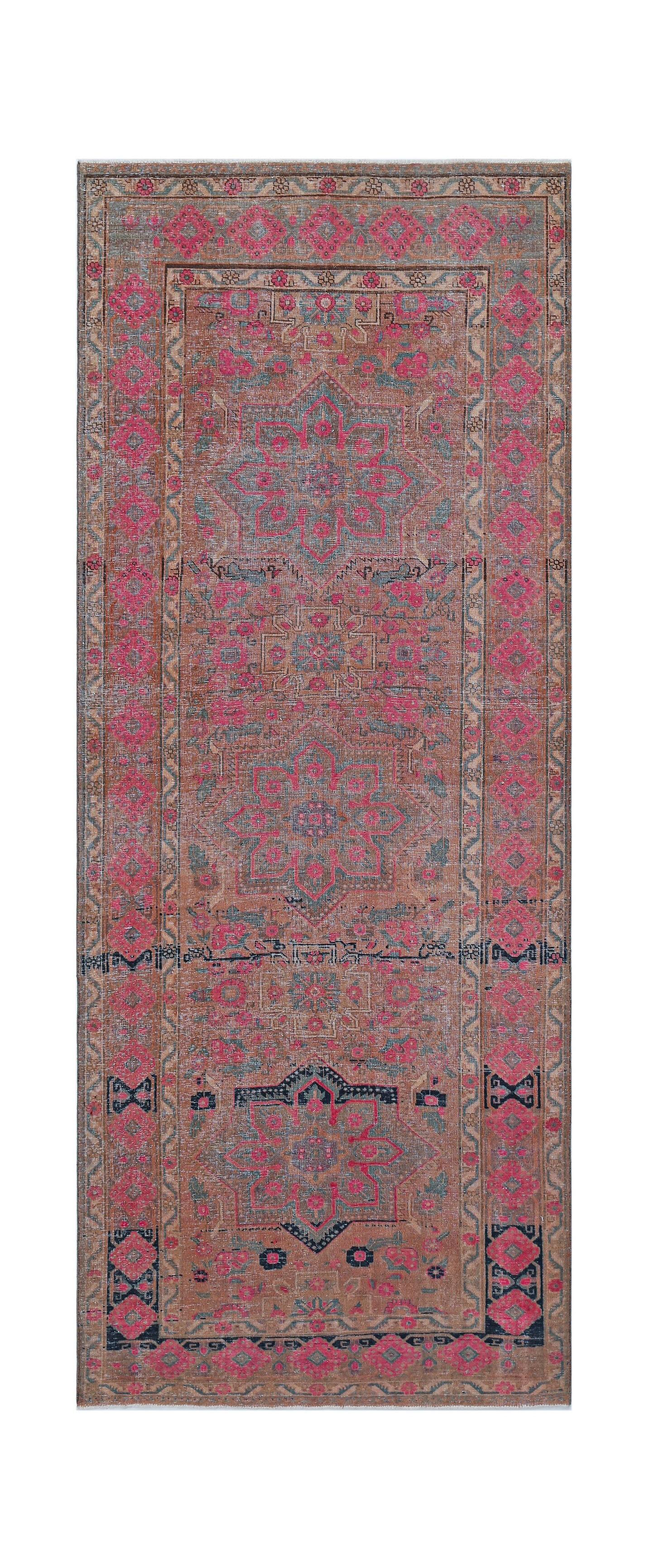 Vintage Persian Meshkin Runner
