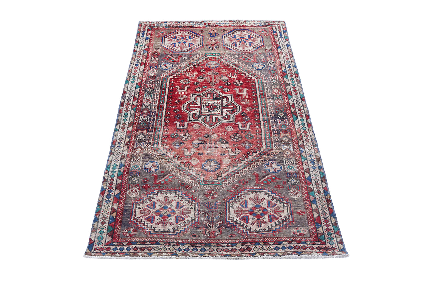 Vintage Persian Qashqai Rug