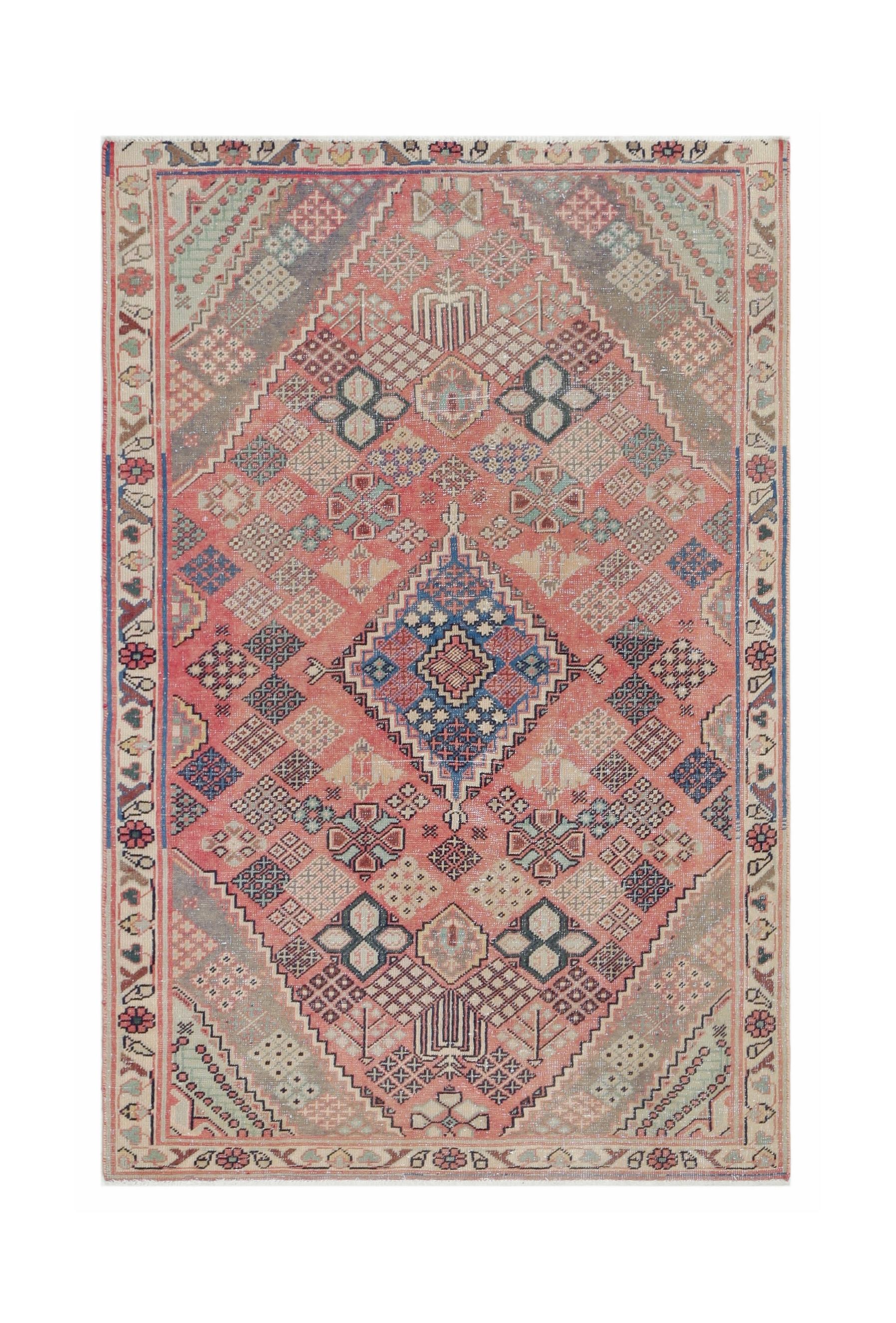 Vintage Persian Qashqai Rug