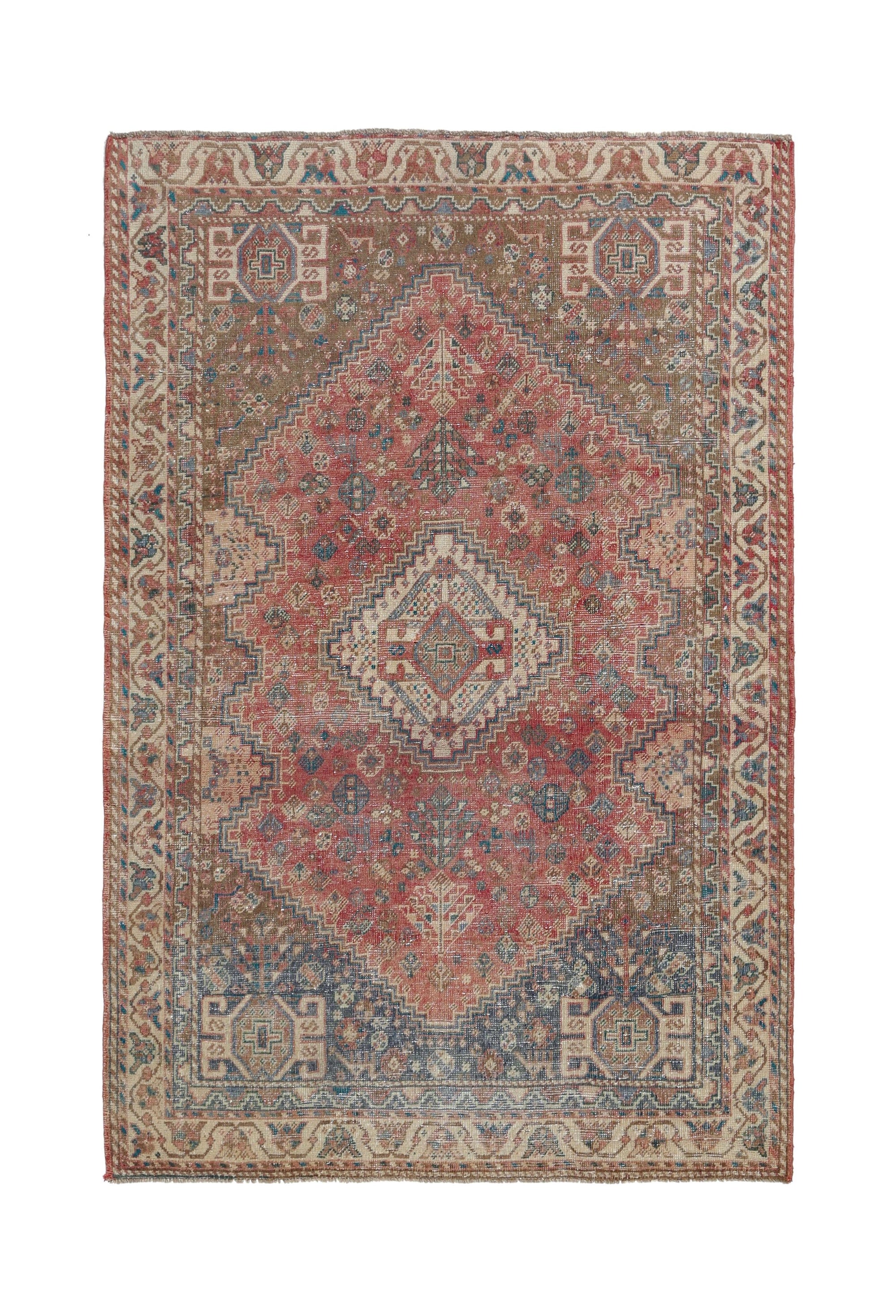 Vintage Persian Qashqai Rug