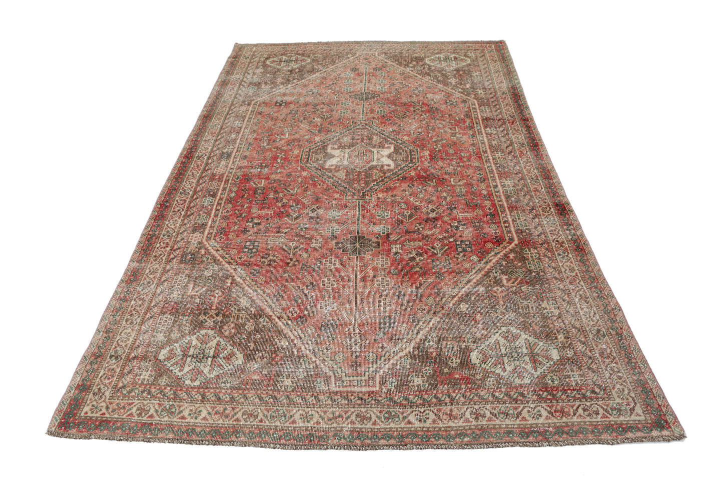 Vintage Persian Qashqai Rug