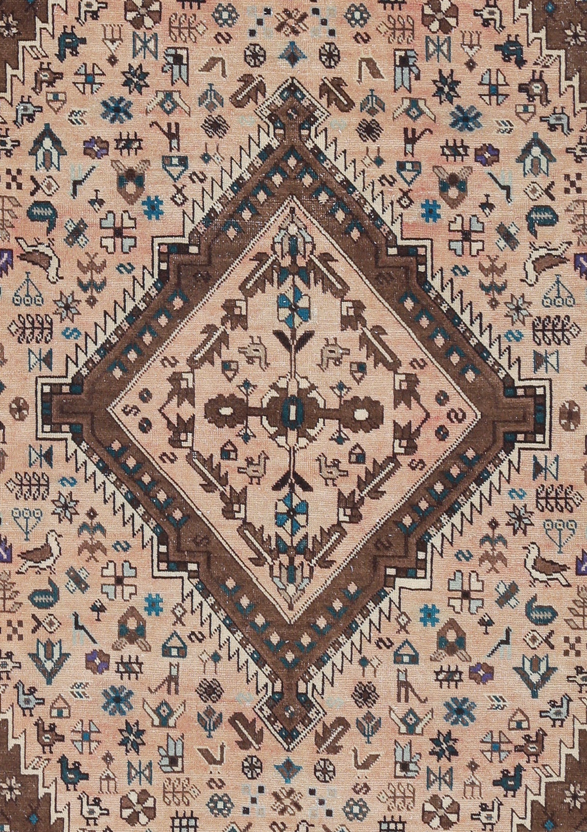 Vintage Persian Qashqai Rug