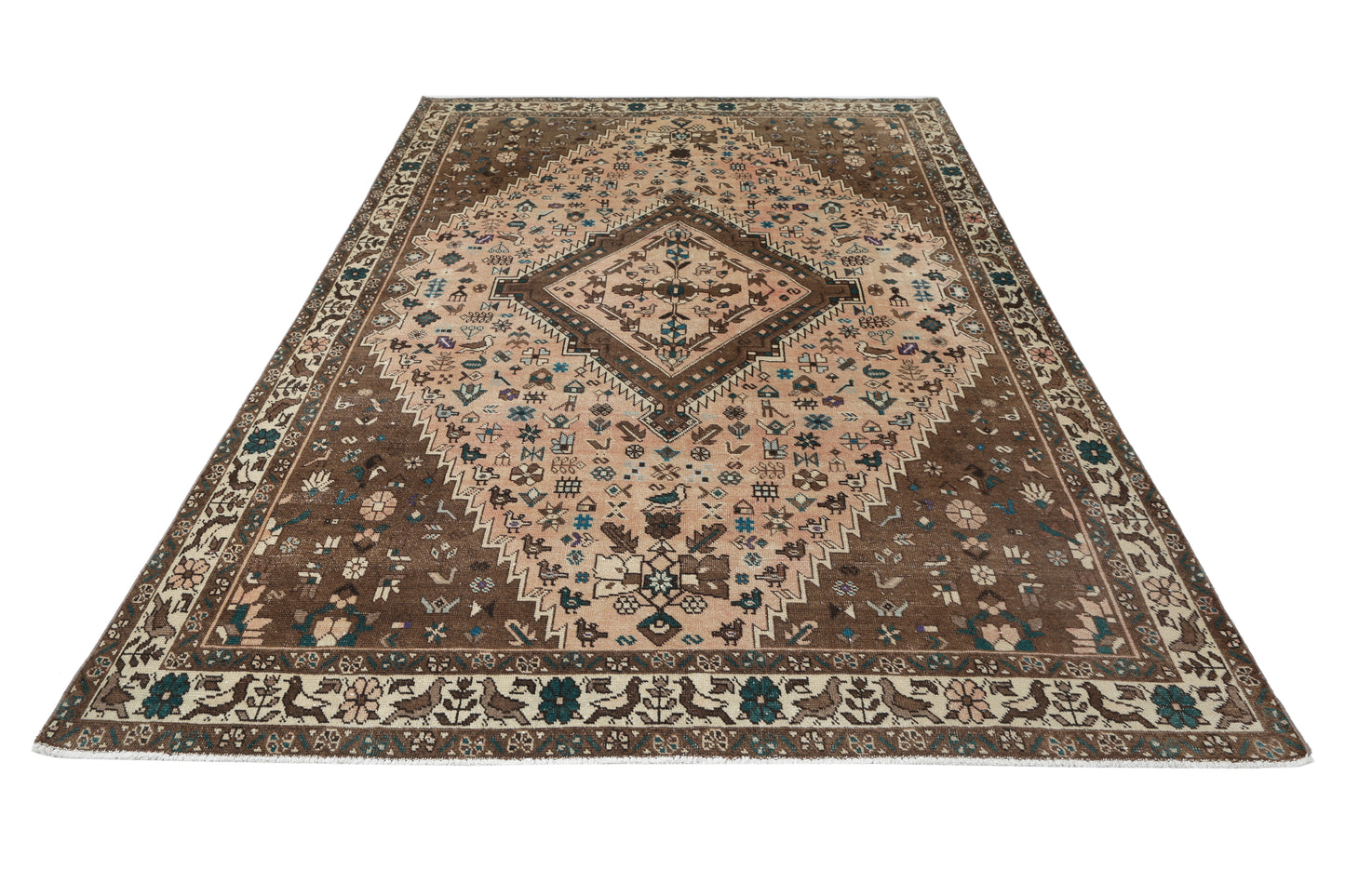 Vintage Persian Qashqai Rug