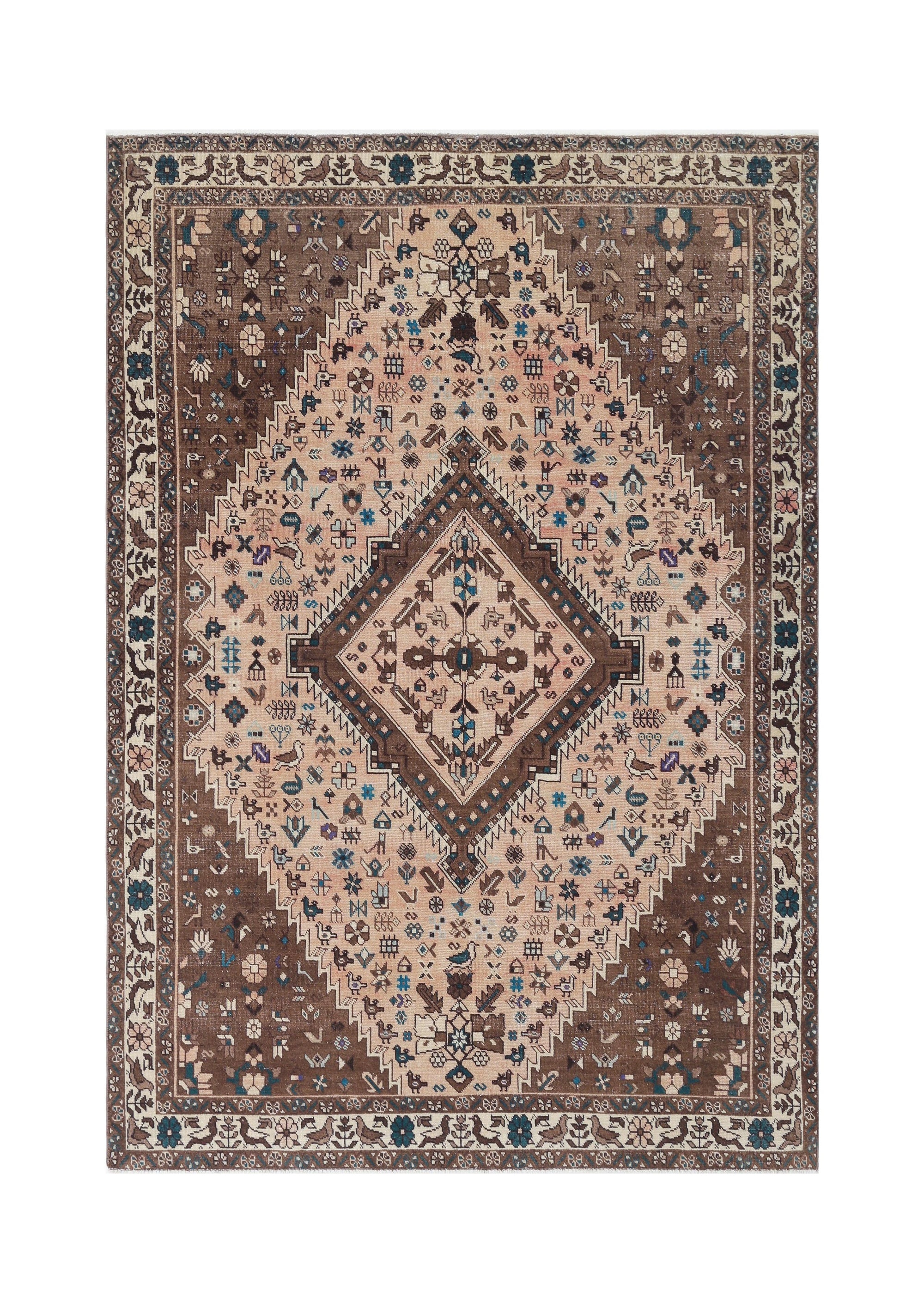Vintage Persian Qashqai Rug