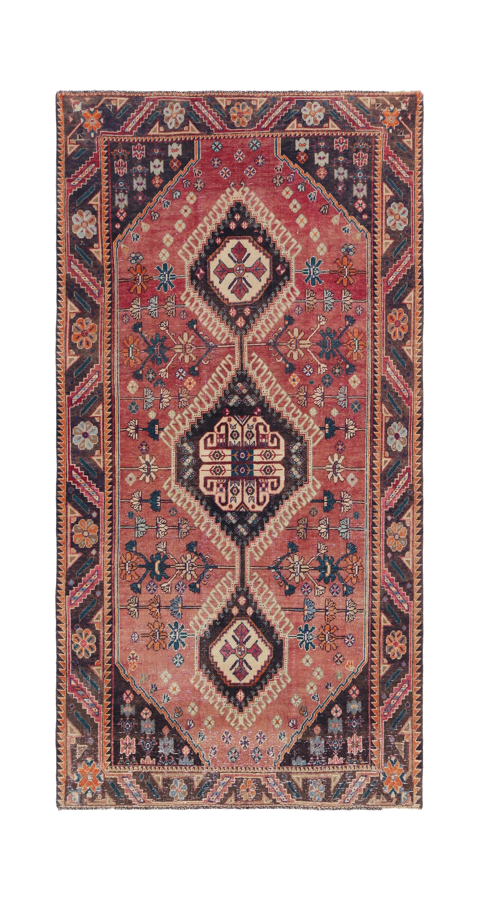 Vintage Persian Qashqai Rug