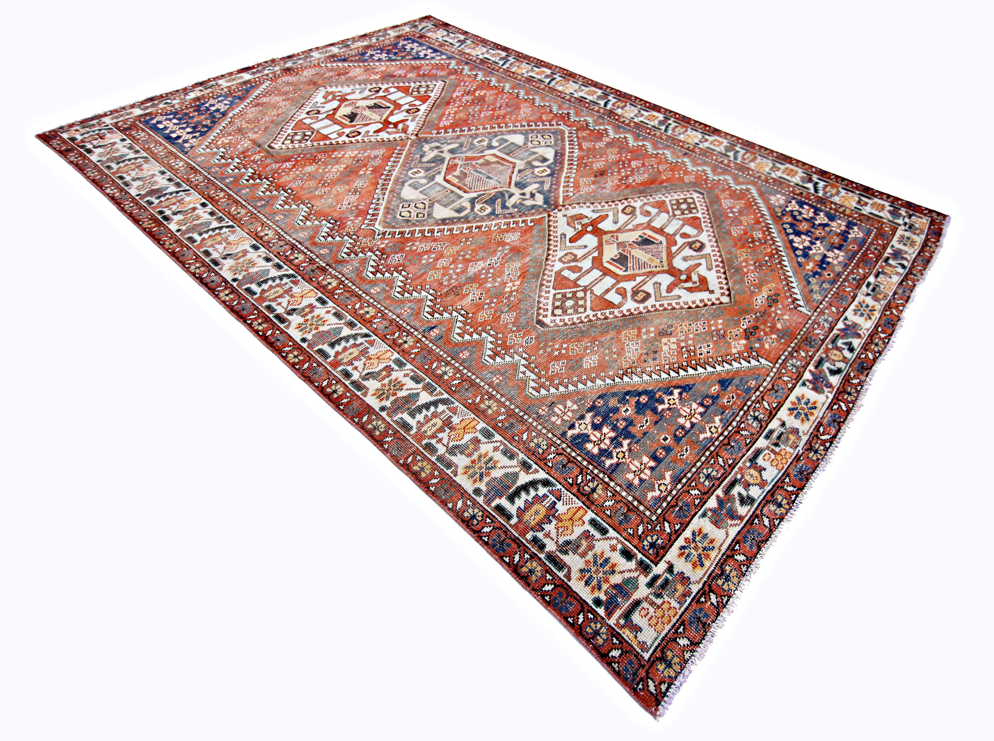 Vintage Persian Qashqai Rug