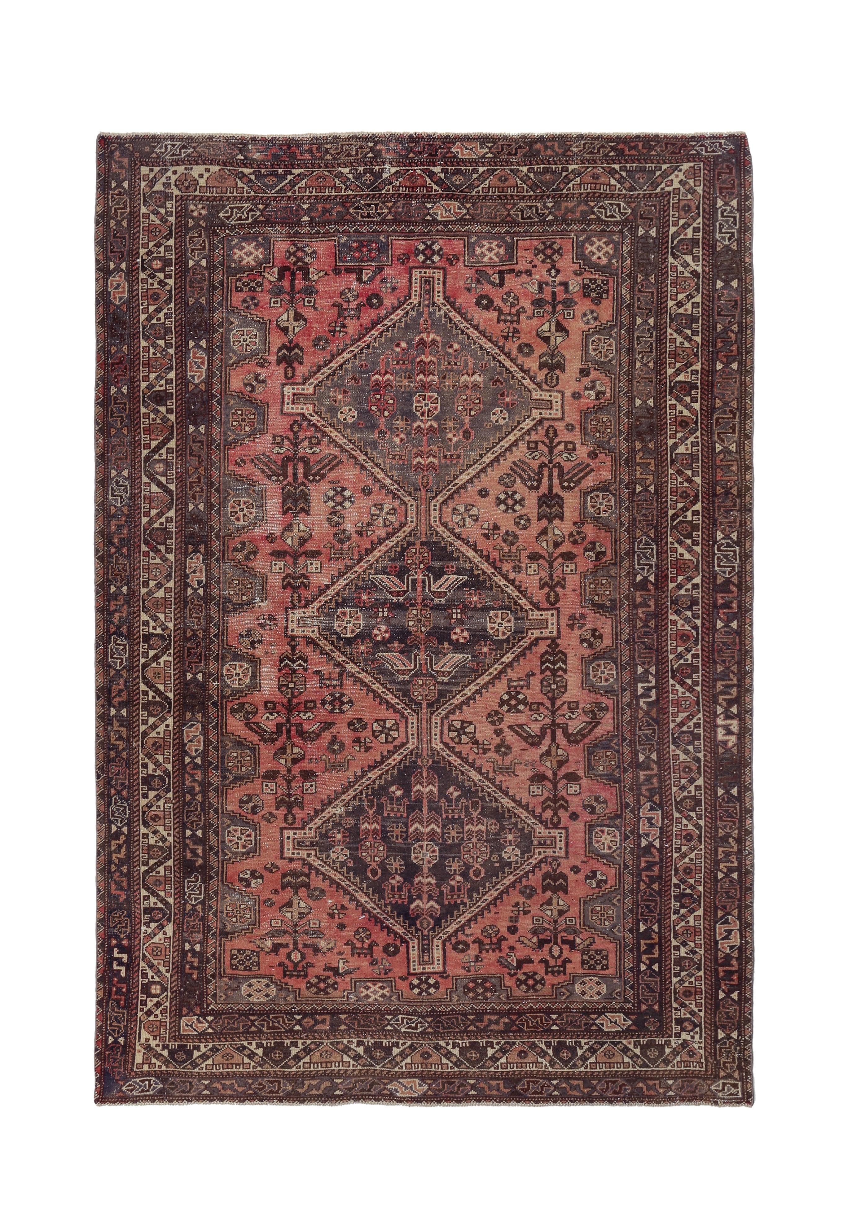 Vintage Persian Qashqai Rug