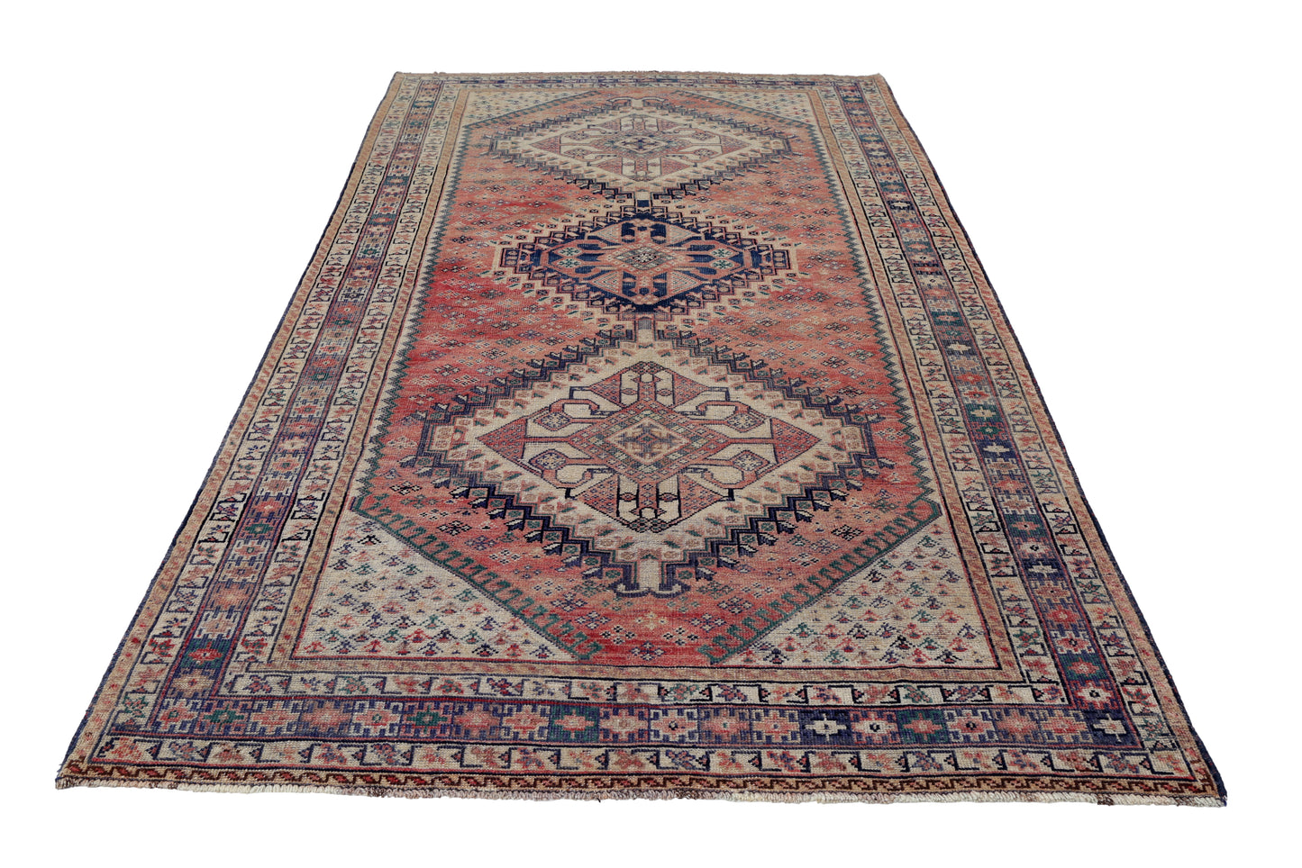Vintage Persian Qashqai Rug