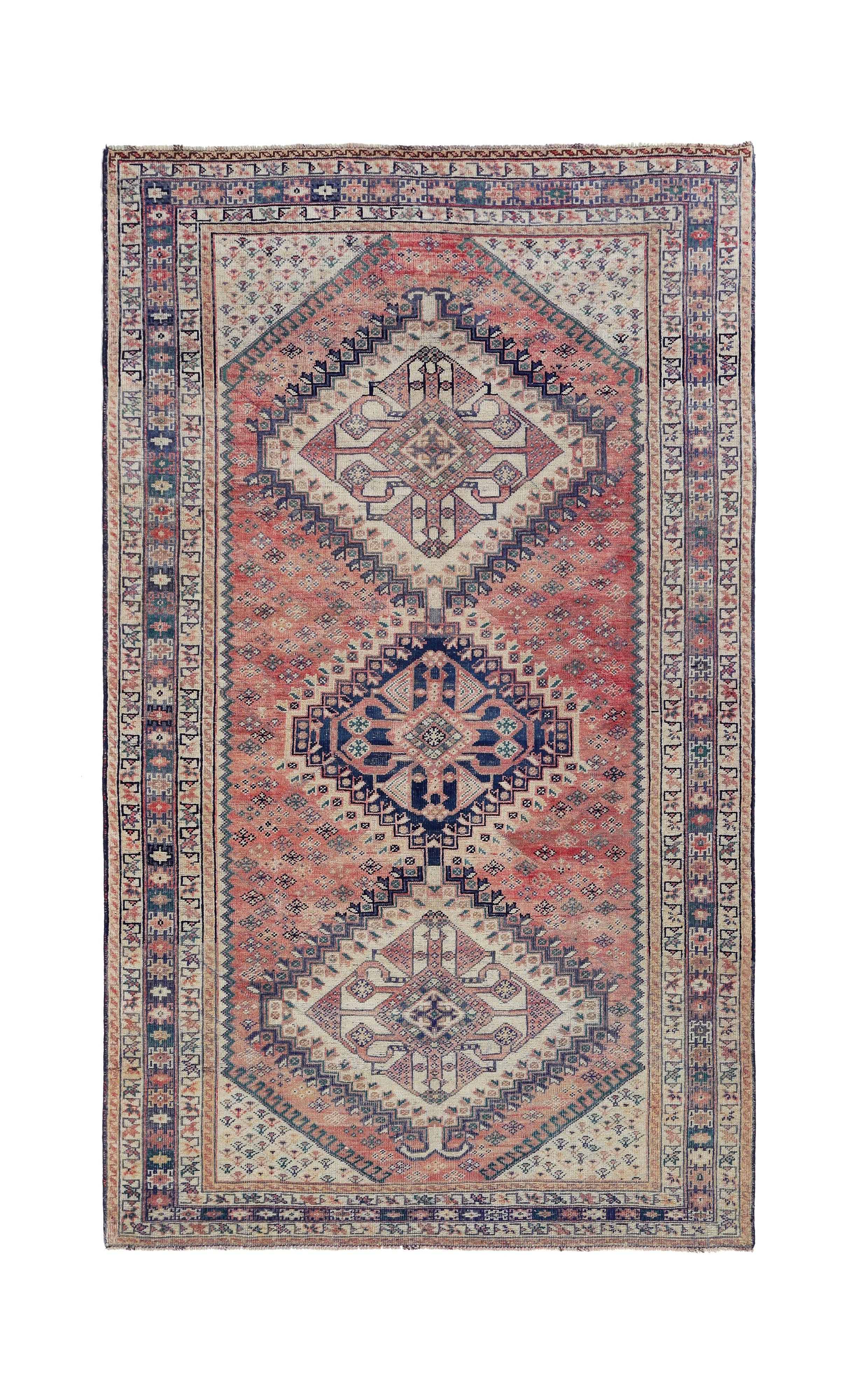 Vintage Persian Qashqai Rug