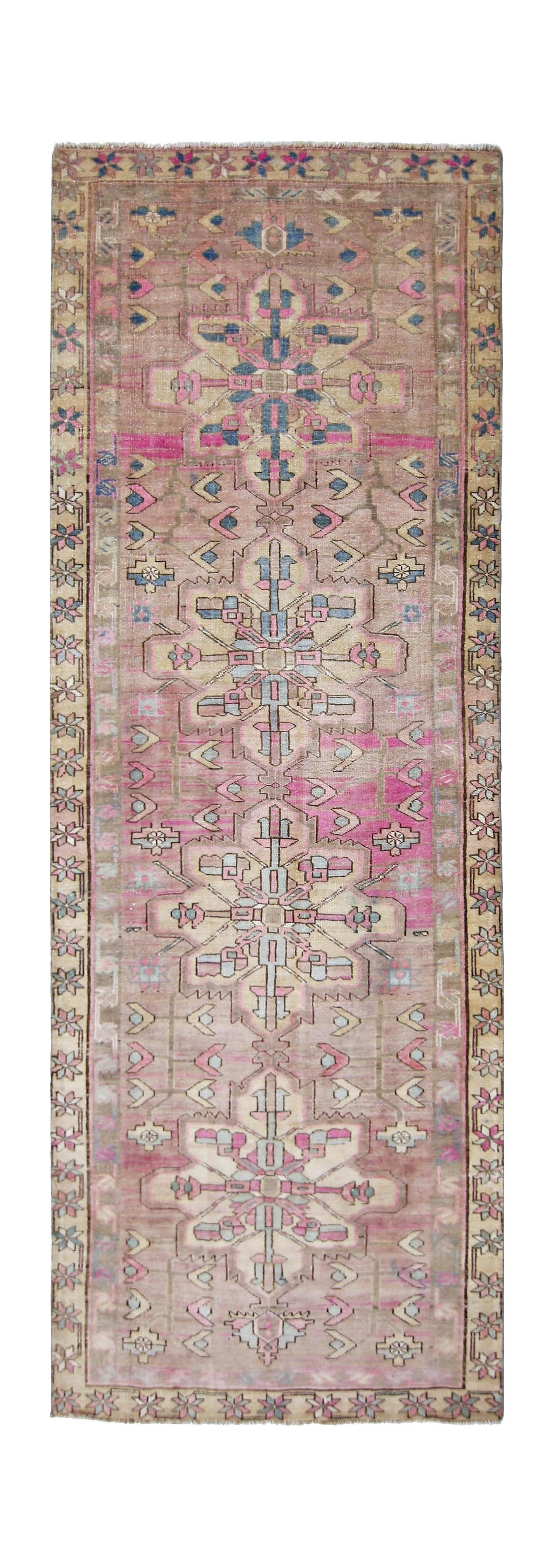Vintage Persian Sarouk Runner