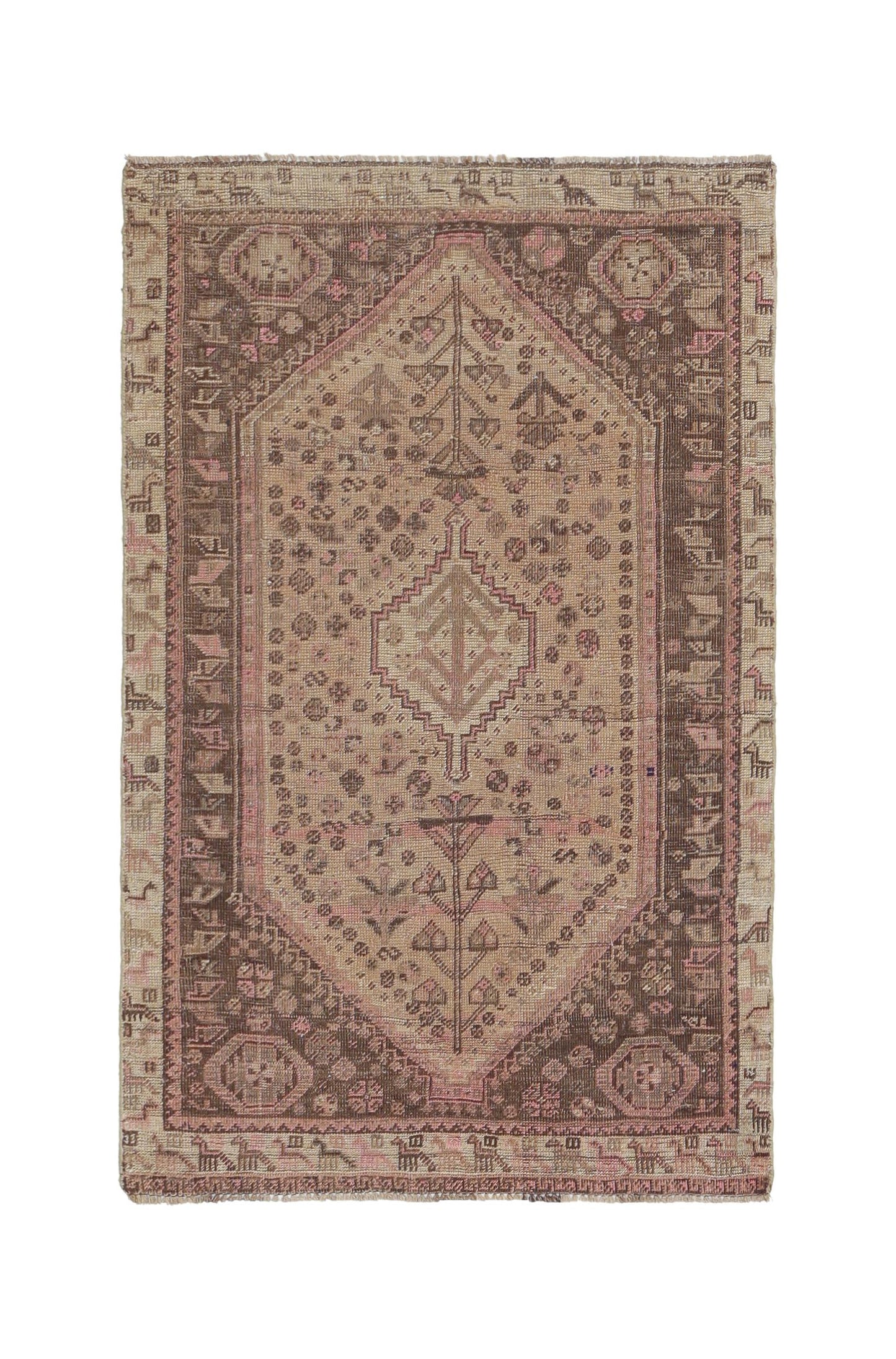 Vintage Persian Shiraz Rug