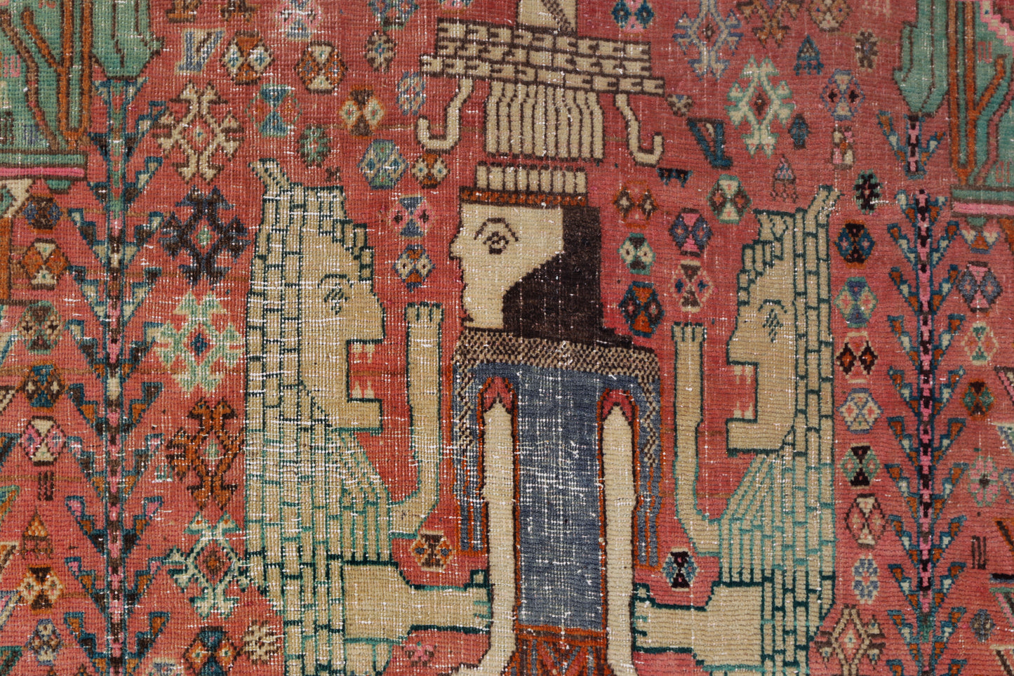Vintage Persian Shiraz Rug