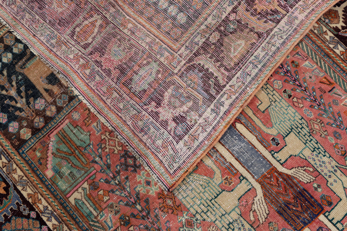 Vintage Persian Shiraz Rug