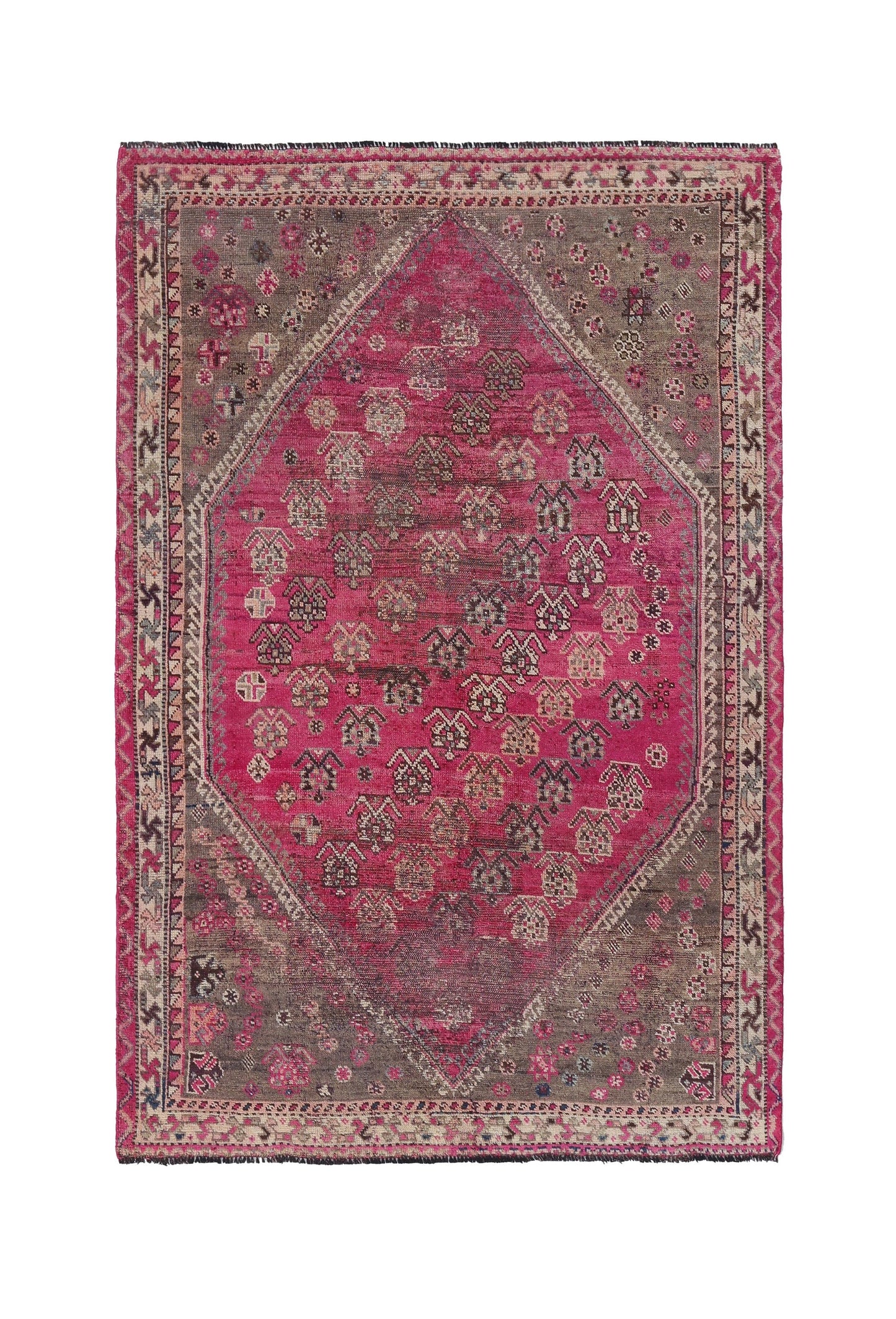 Vintage Persian Shiraz Rug
